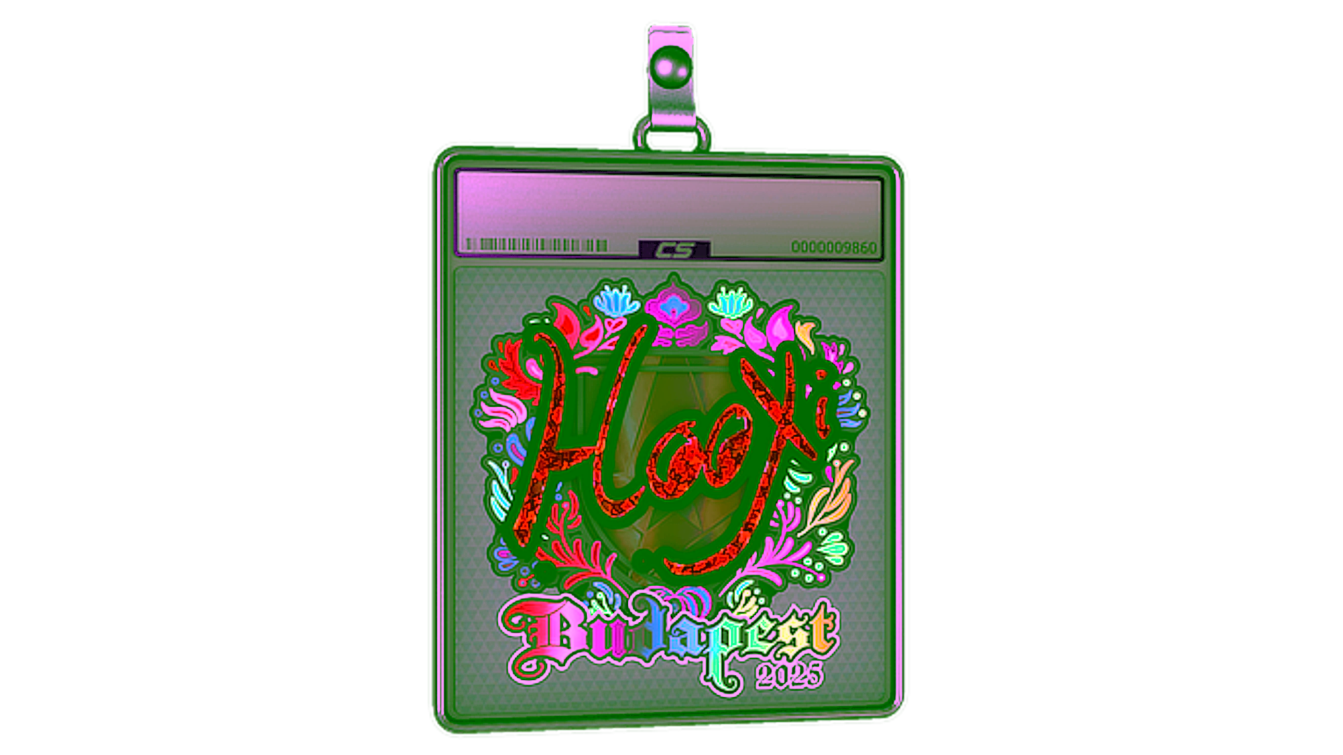 عرض لـ Sticker Slab | HooXi (Holo) | Budapest 2025