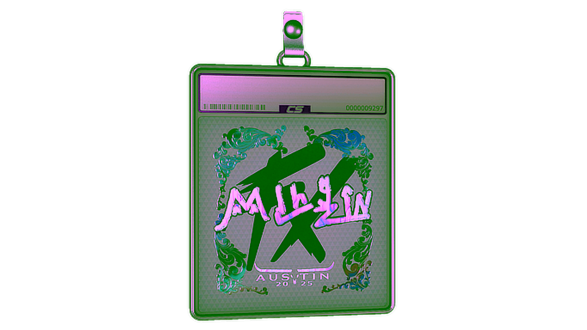 Rodyti Sticker Slab | mlhzin (Holo) | Austin 2025