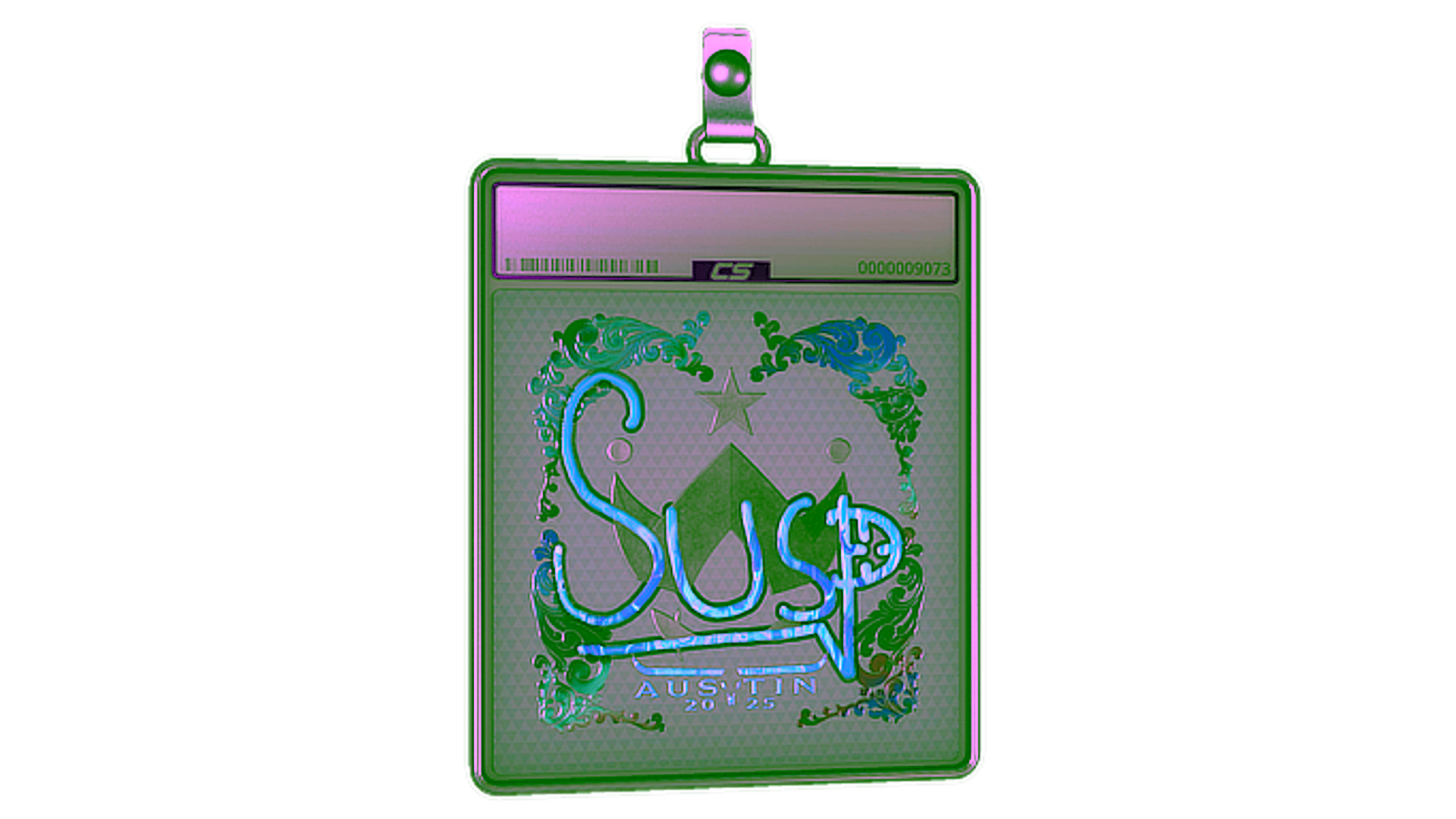 عرض لـ Sticker Slab | susp (Holo) | Austin 2025