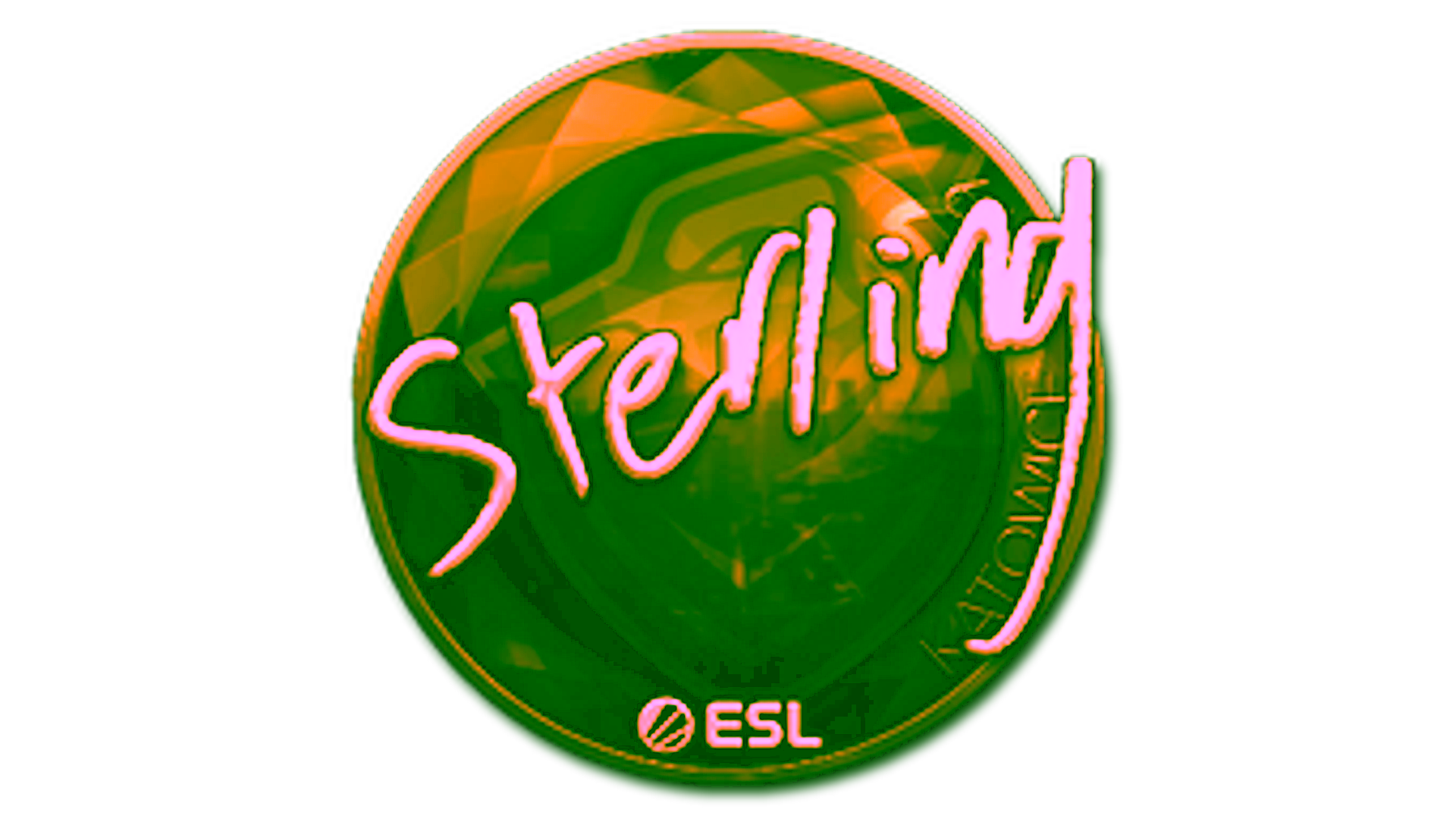 Display for Sticker | sterling (Gold) | Katowice 2019