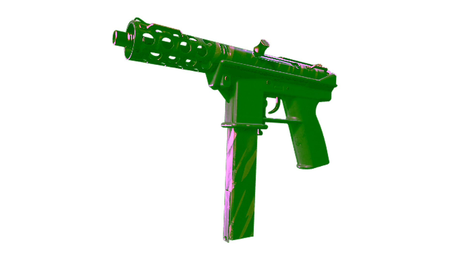Display for Tec-9 | Tiger Stencil (Well-Worn)