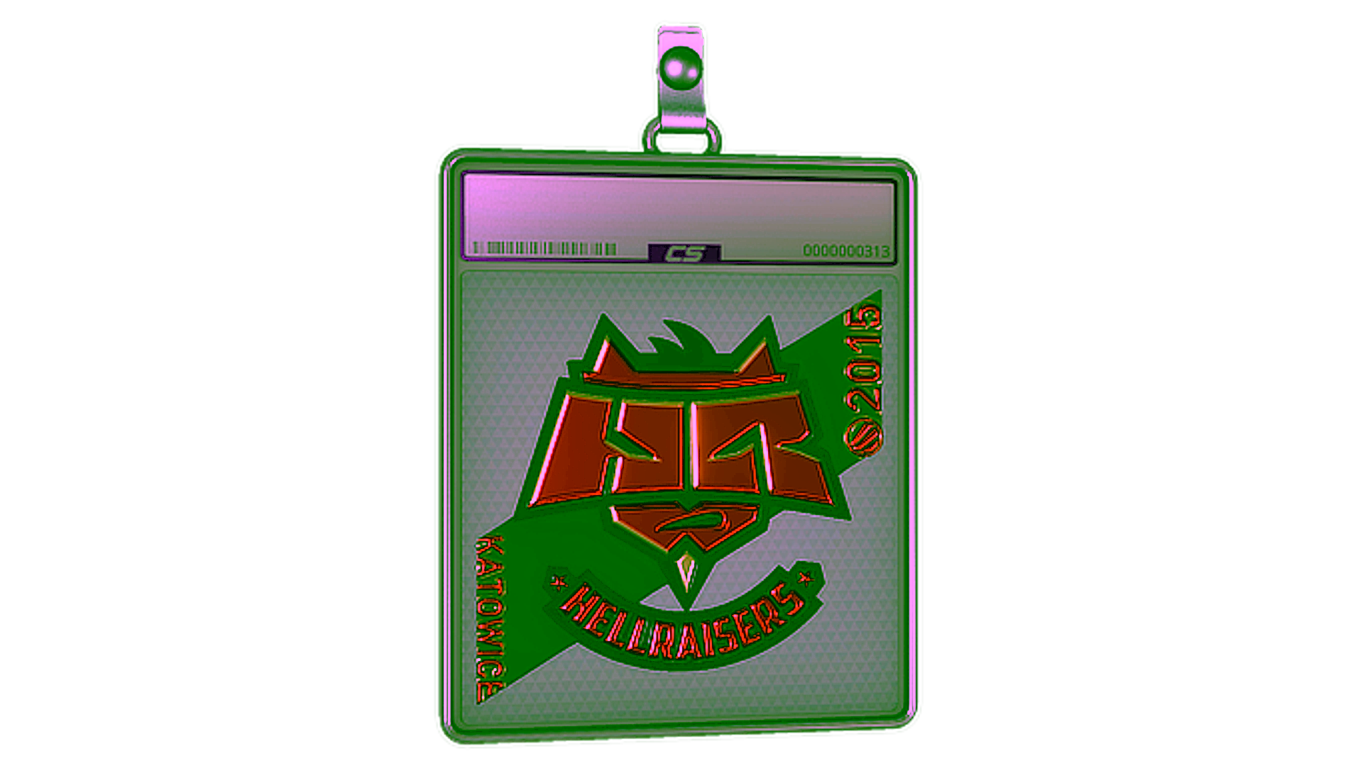 Дисплей для Sticker Slab | HellRaisers (Gold) | Katowice 2015