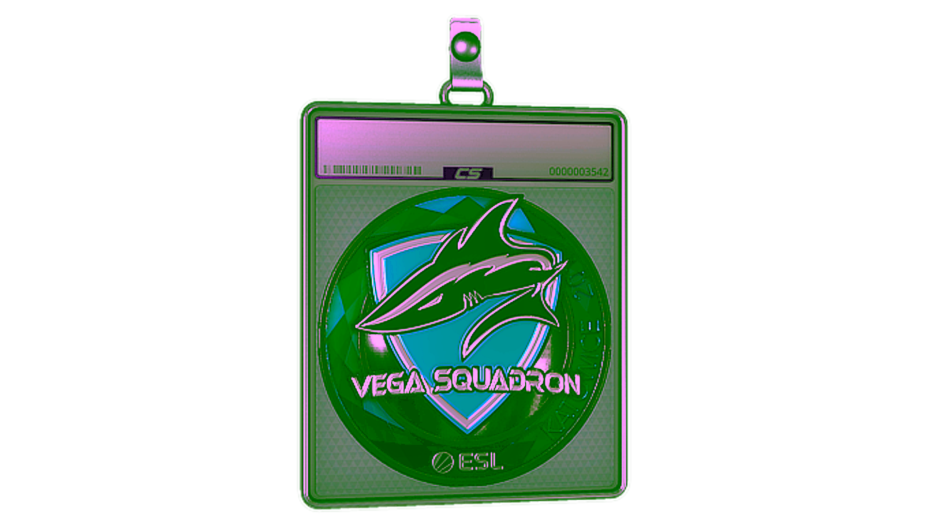 Display for Sticker Slab | Vega Squadron (Foil) | Katowice 2019