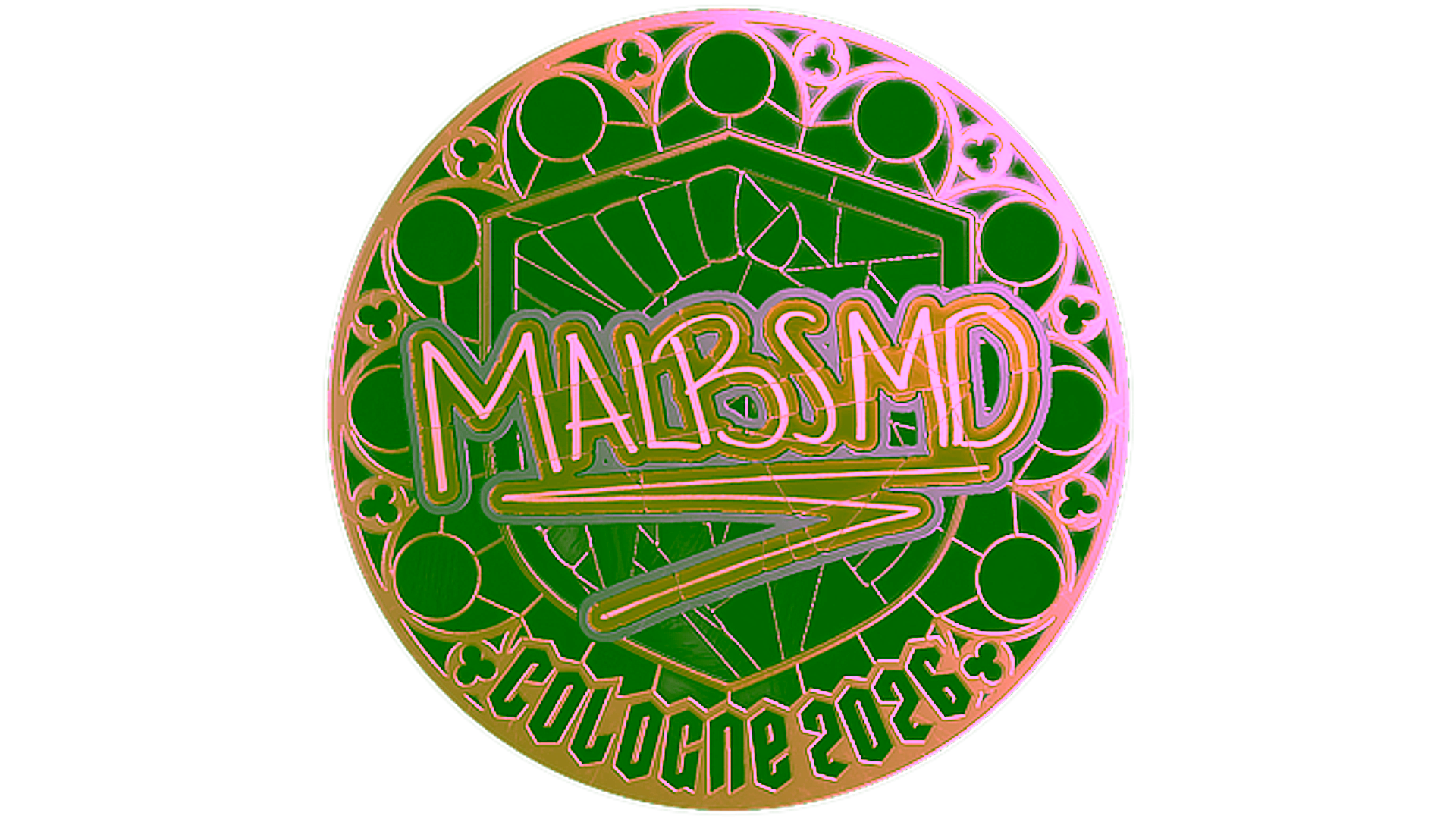 Display for Sticker | malbsMd (Gold) | Cologne 2026