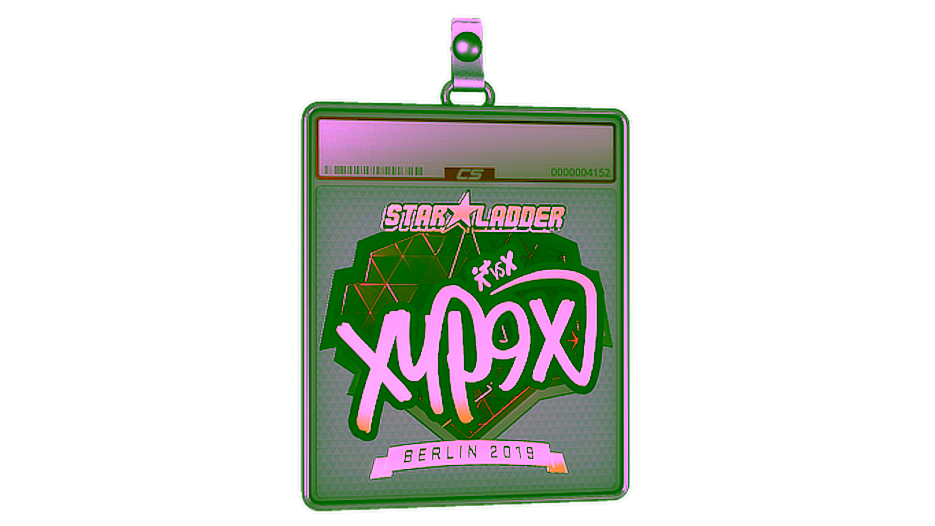 Visar för Sticker Slab | Xyp9x (Gold) | Berlin 2019