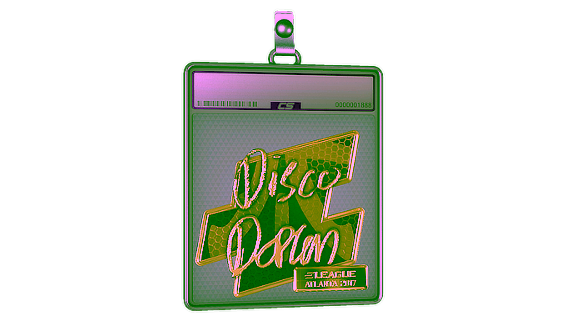 Display for Sticker Slab | disco doplan (Gold) | Atlanta 2017
