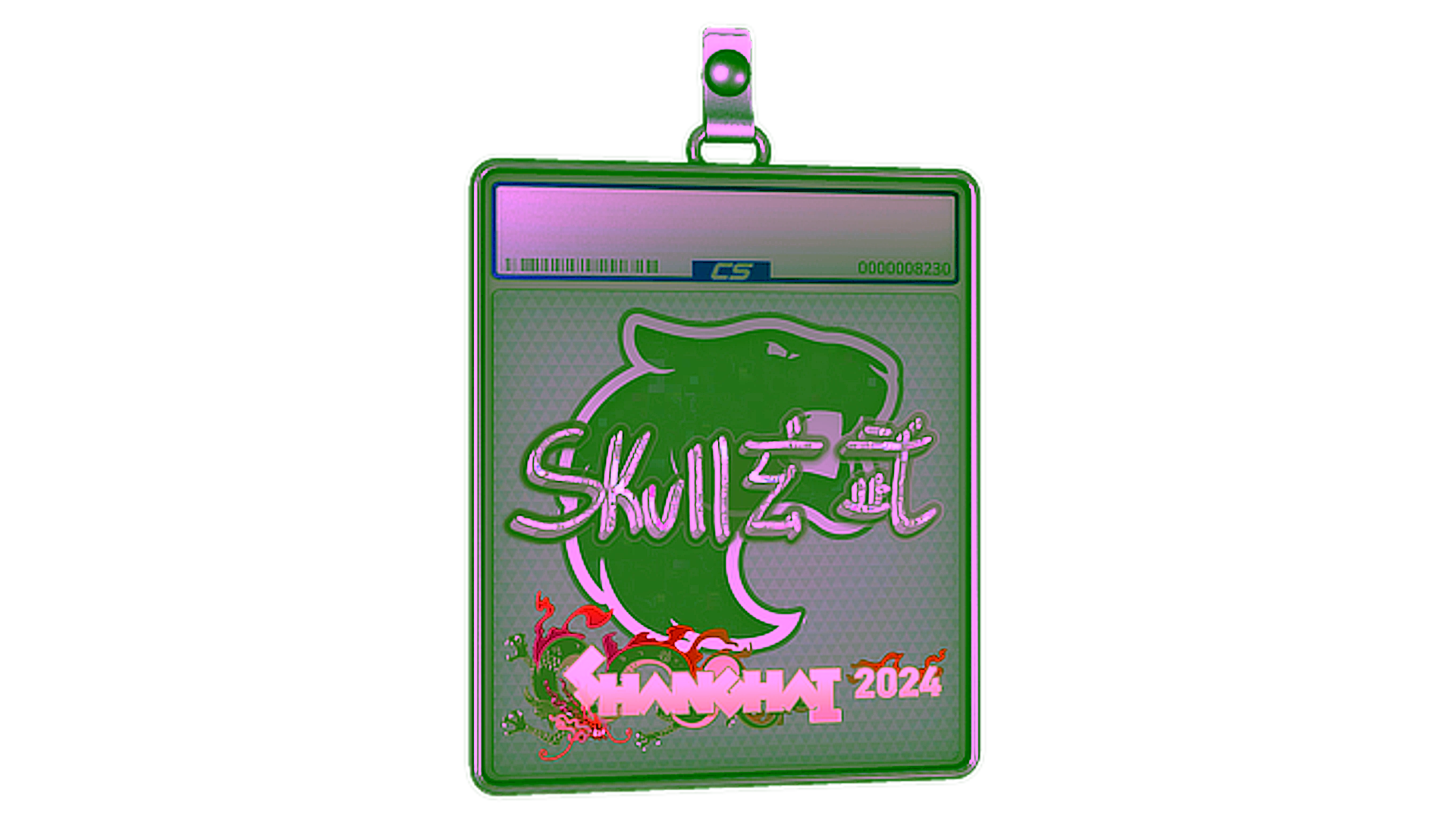 Exibição para Sticker Slab | skullz (Glitter) | Shanghai 2024