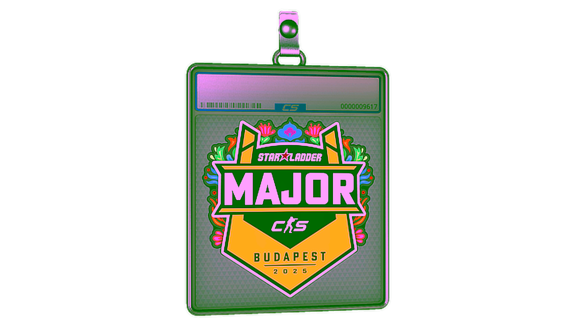 Display for Sticker Slab | StarLadder | Budapest 2025