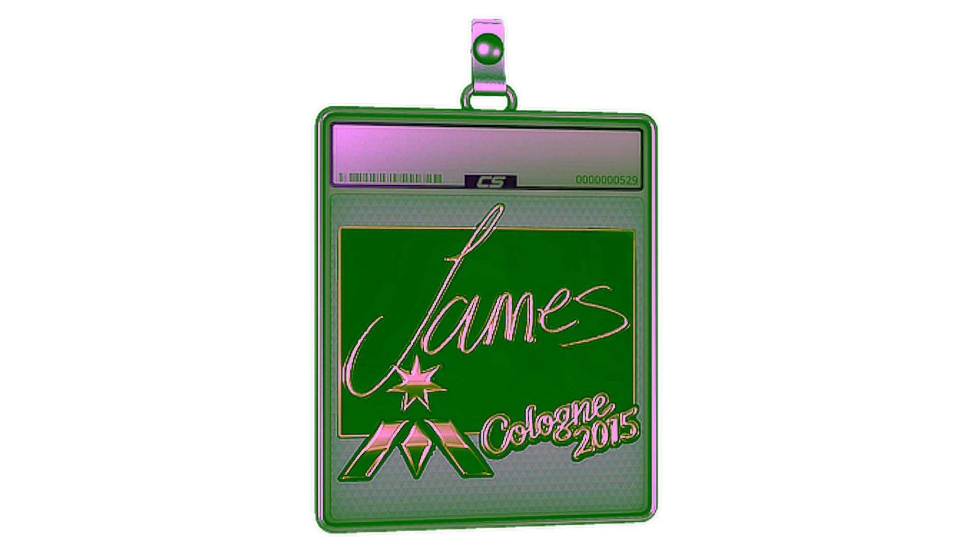 Exibição para Sticker Slab | James (Gold) | Cologne 2015