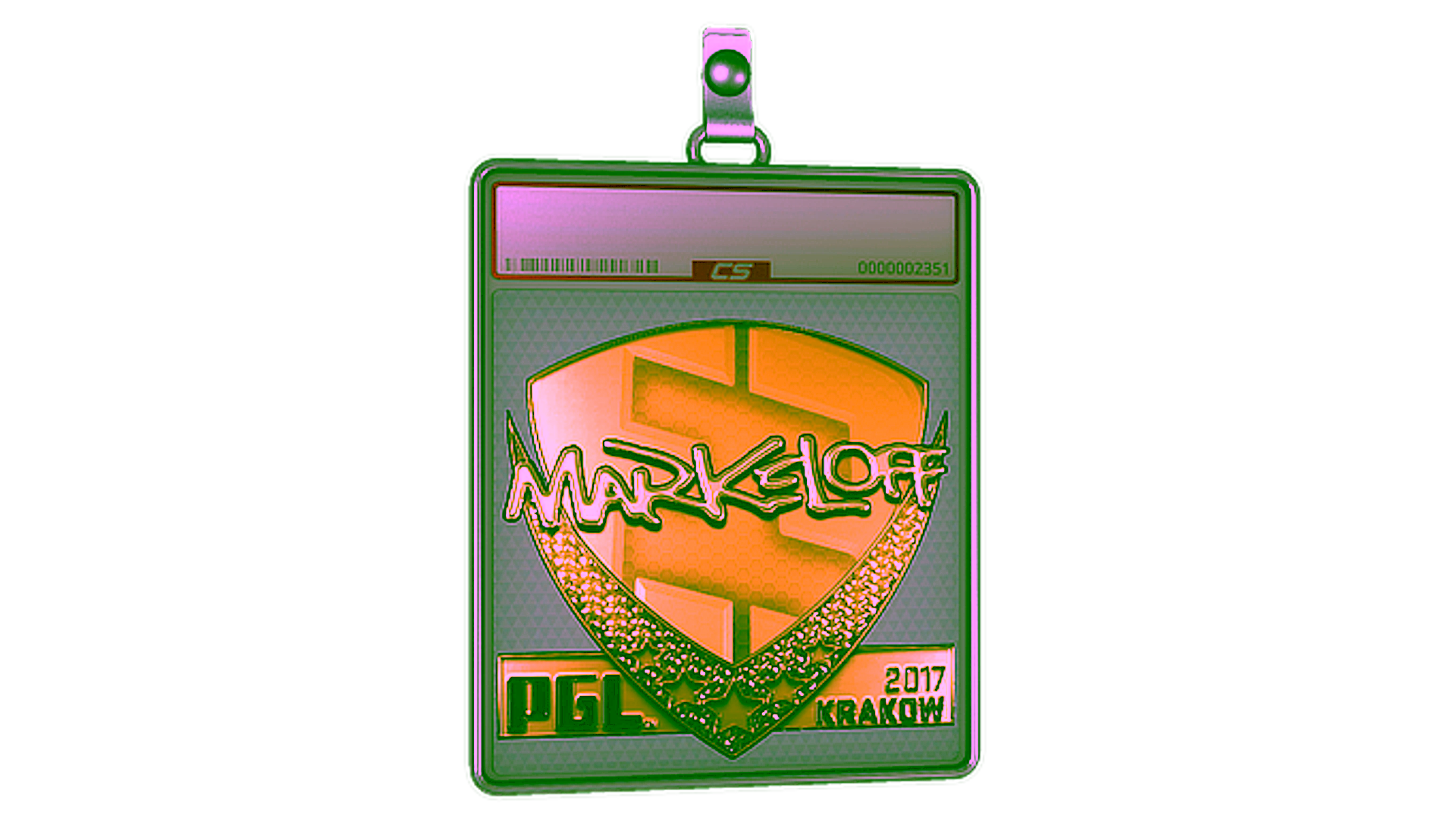 عرض لـ Sticker Slab | markeloff (Gold) | Krakow 2017