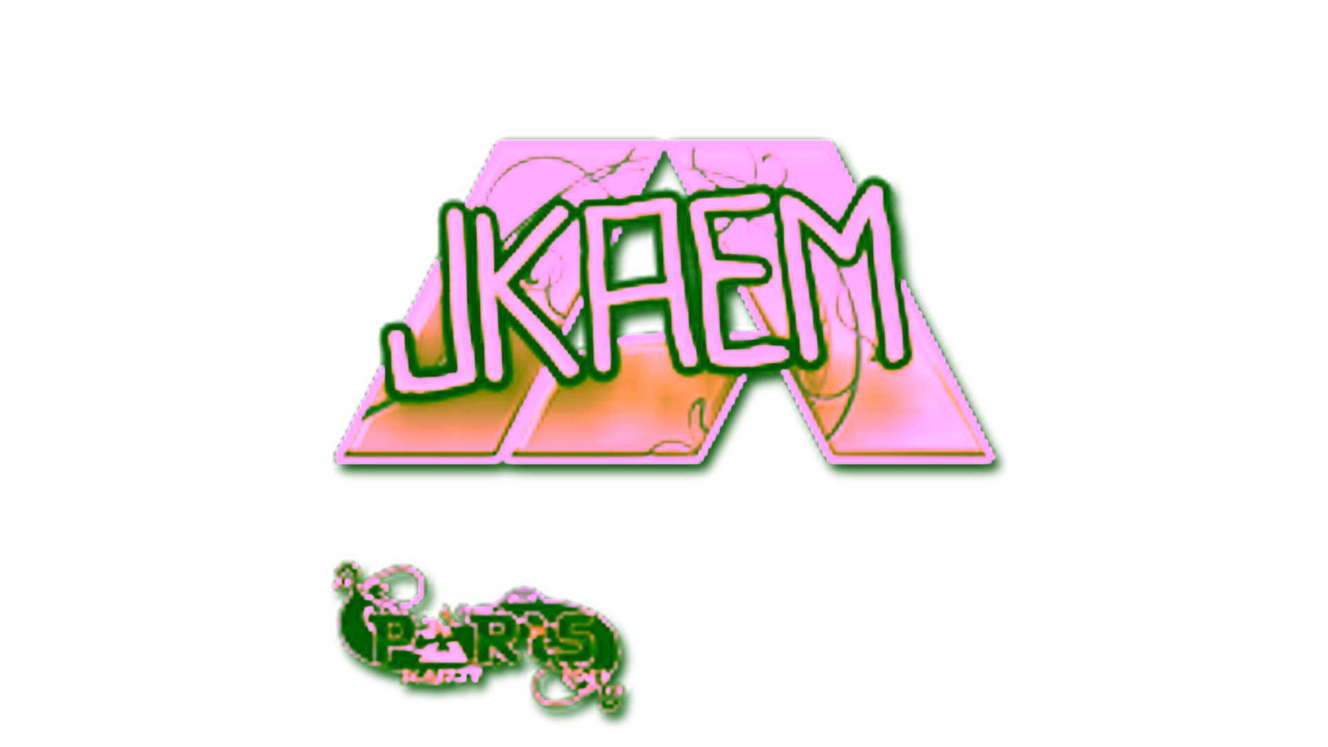 Visar för Sticker | jkaem (Gold) | Paris 2023