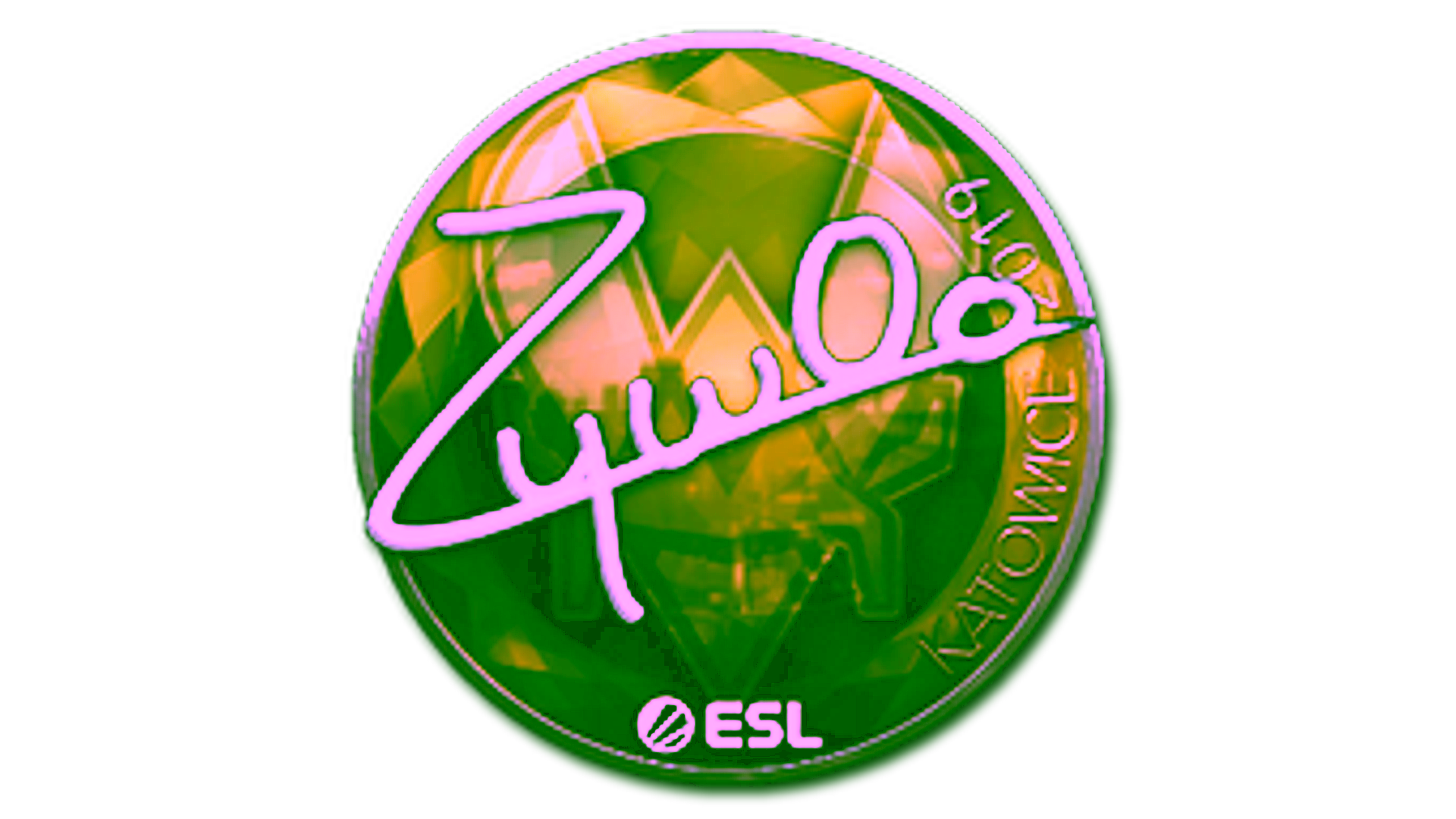 Display for Sticker | ZywOo (Foil) | Katowice 2019