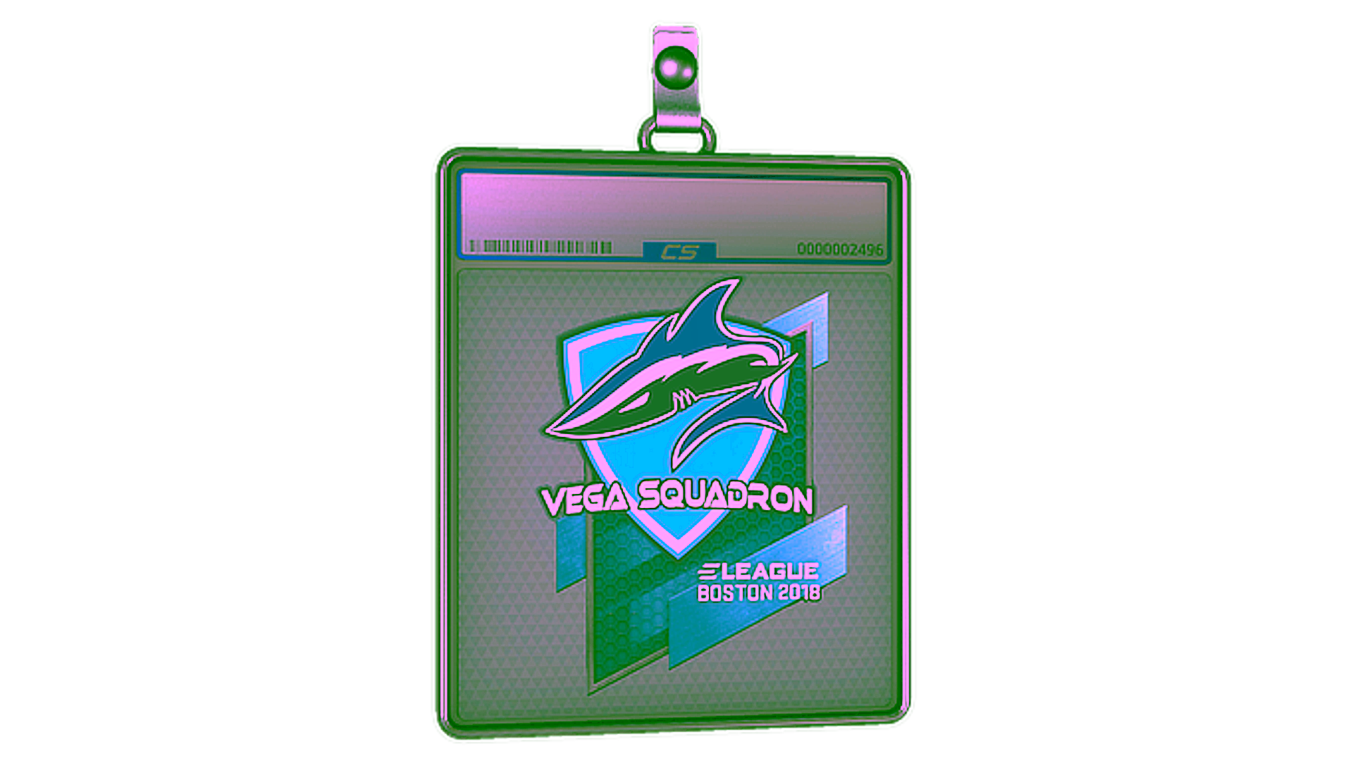 Display for Sticker Slab | Vega Squadron | Boston 2018
