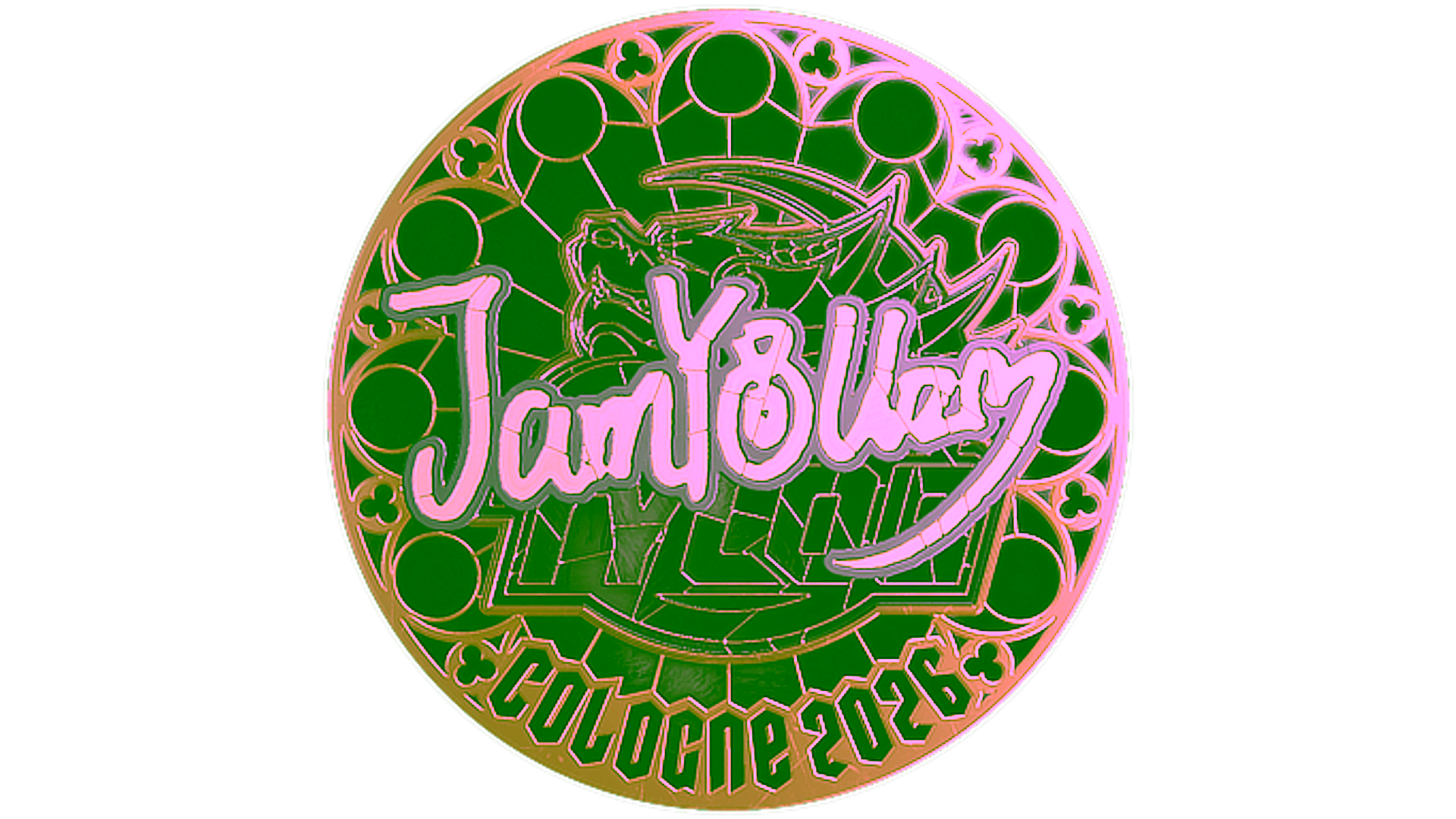 Display for Sticker | JamYoung (Gold) | Cologne 2026