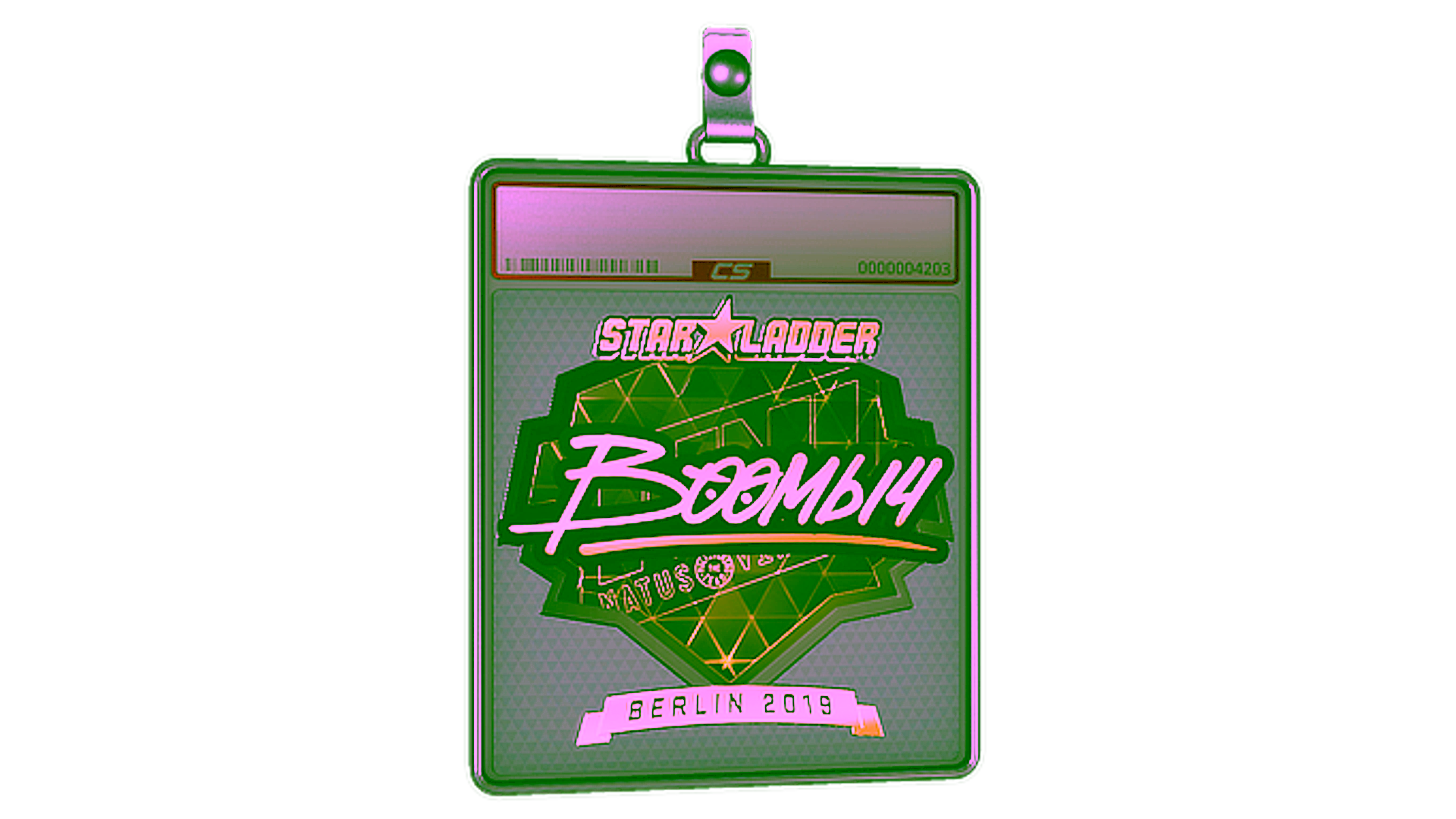Display for Sticker Slab | Boombl4 (Gold) | Berlin 2019
