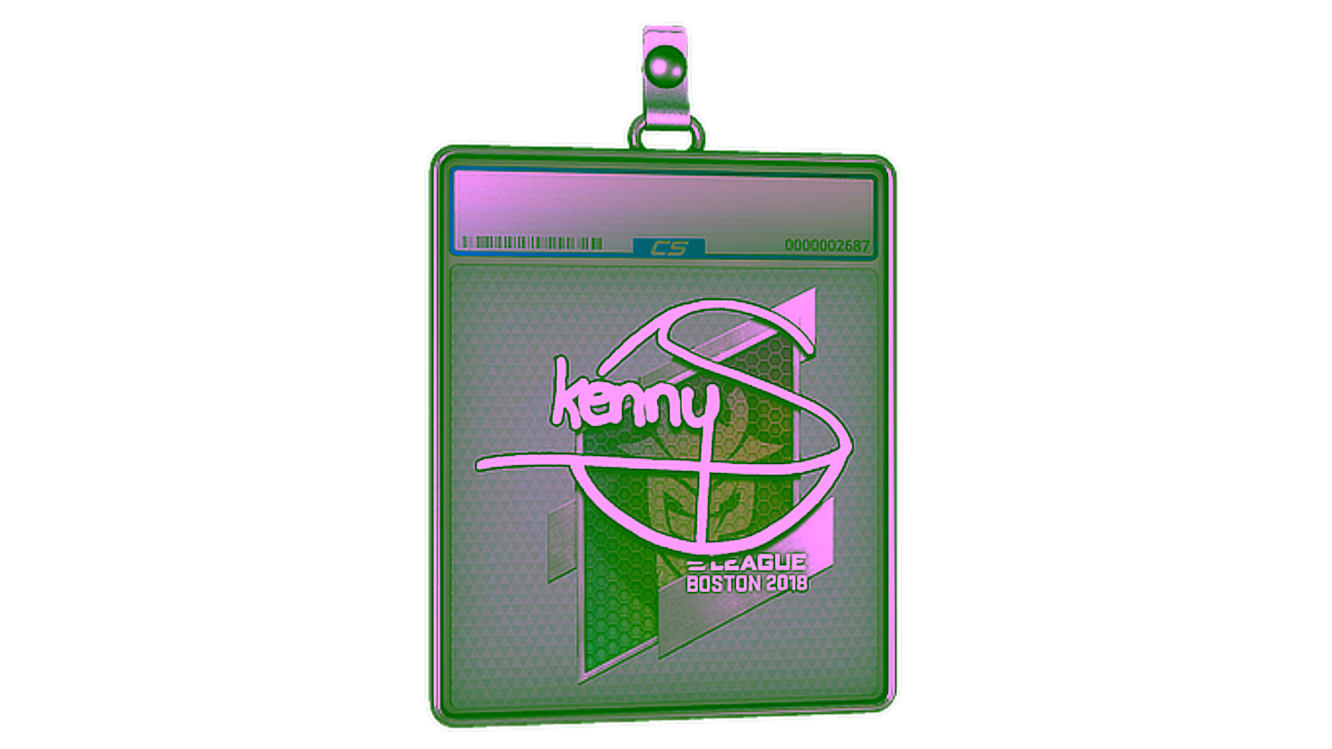 Anzeige für Sticker Slab | kennyS | Boston 2018