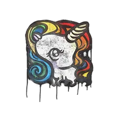 Sealed Graffiti Unicorn