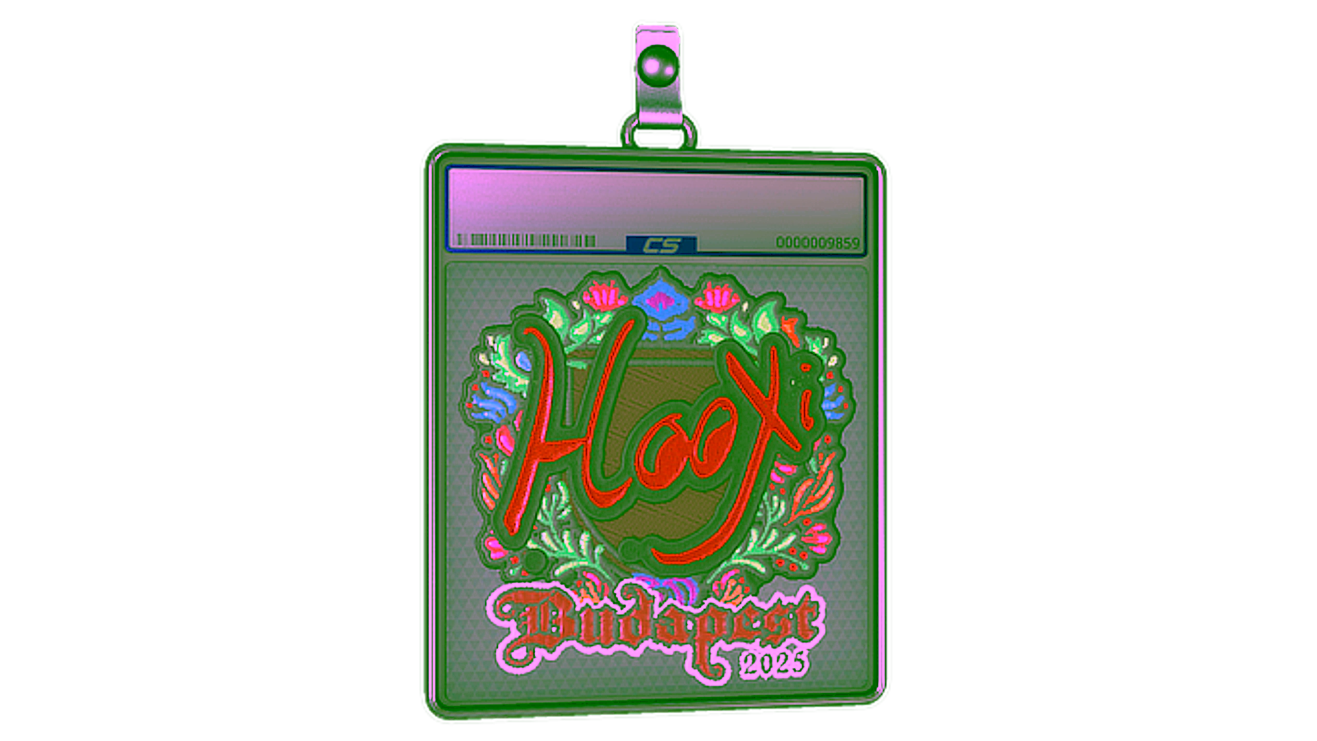 Rodyti Sticker Slab | HooXi (Embroidered) | Budapest 2025