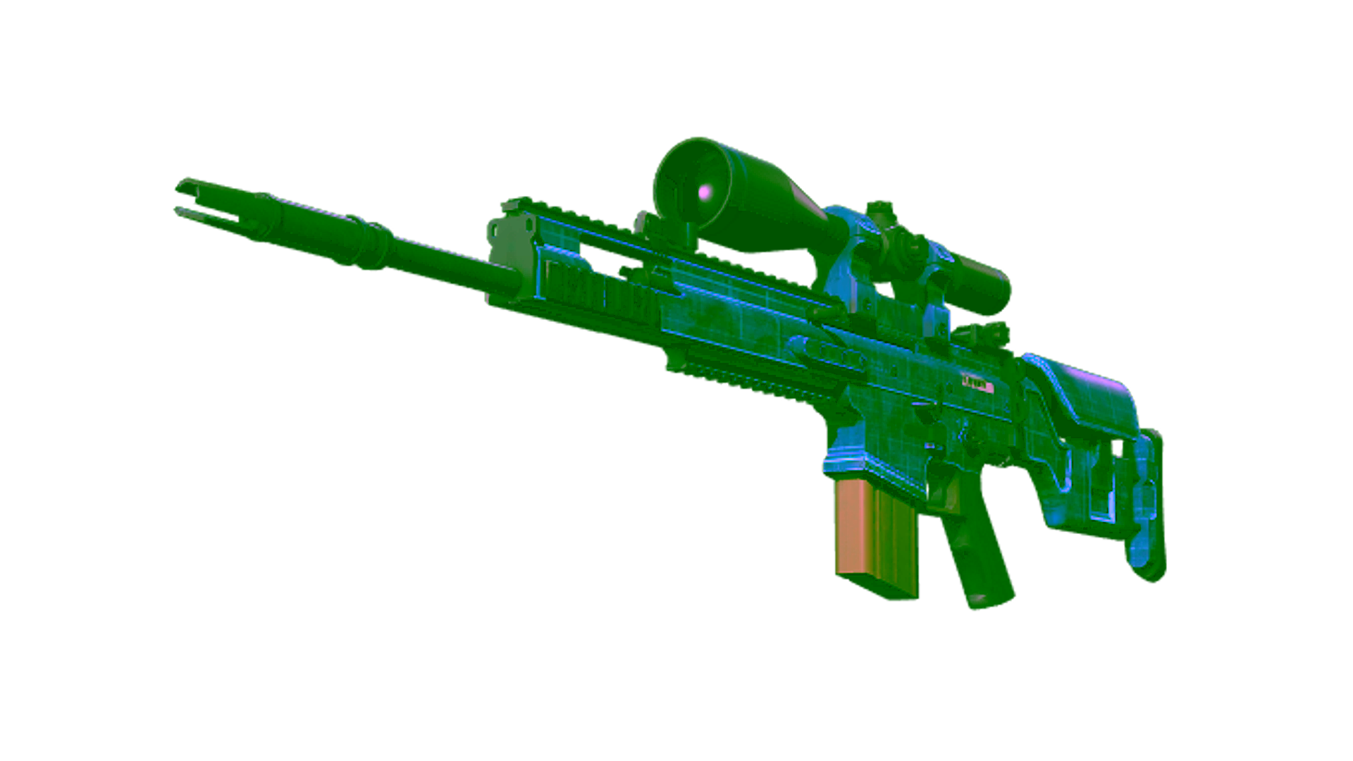 Display for StatTrak™ SCAR-20 | Blueprint (Minimal Wear)