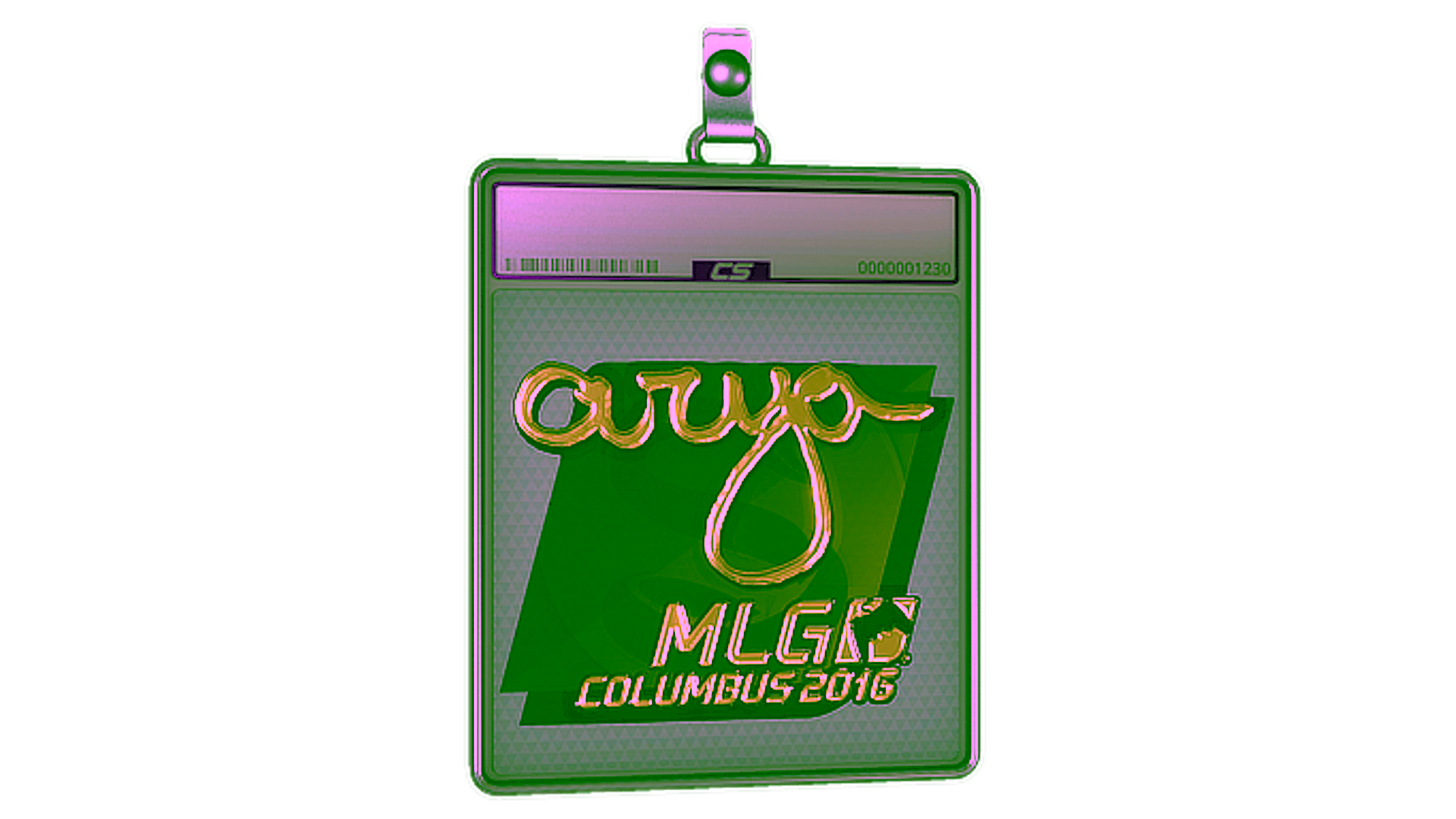 Visar för Sticker Slab | arya (Gold) | MLG Columbus 2016