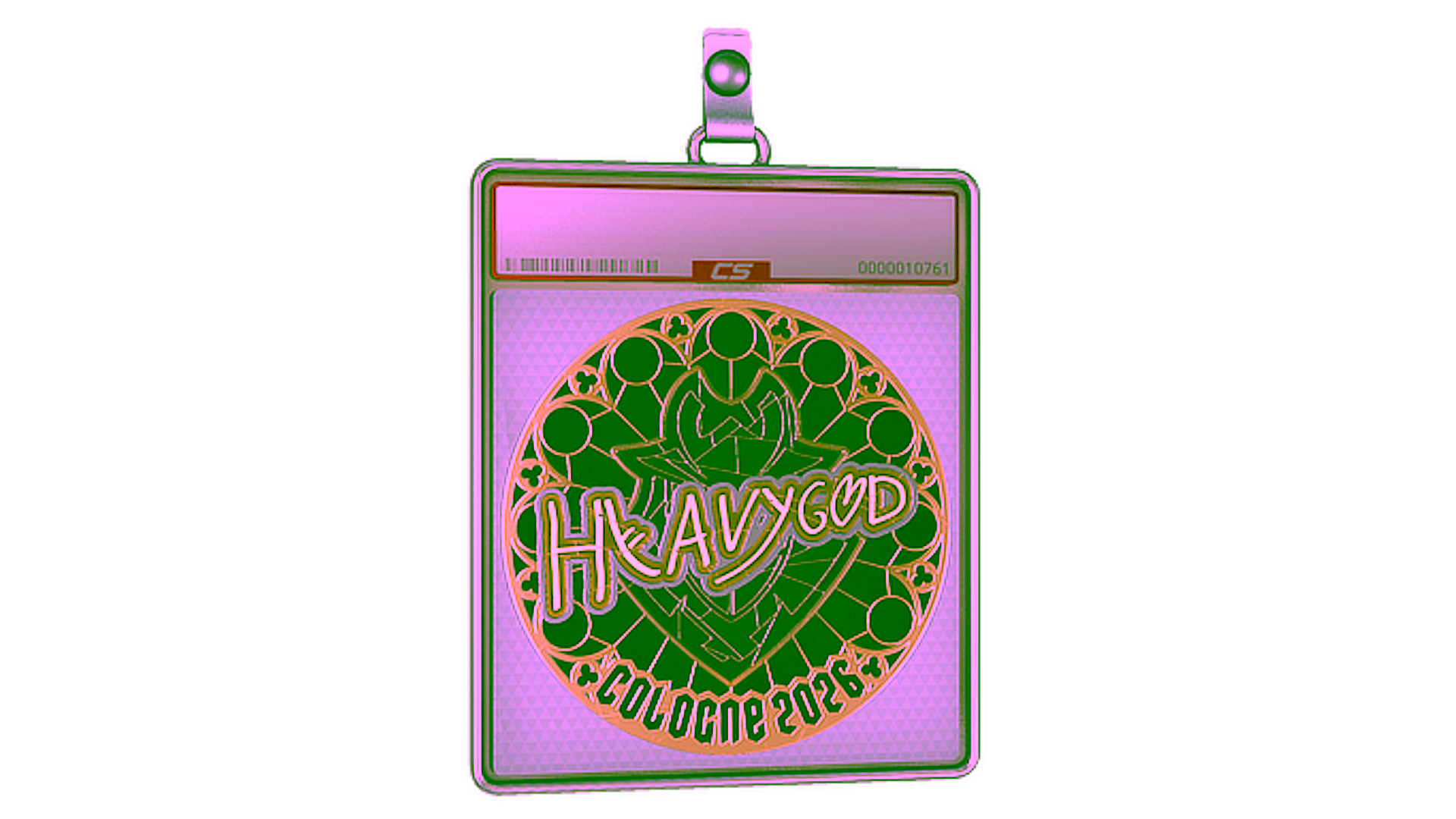 Display for Sticker Slab | Heavygod (Gold) | Cologne 2026