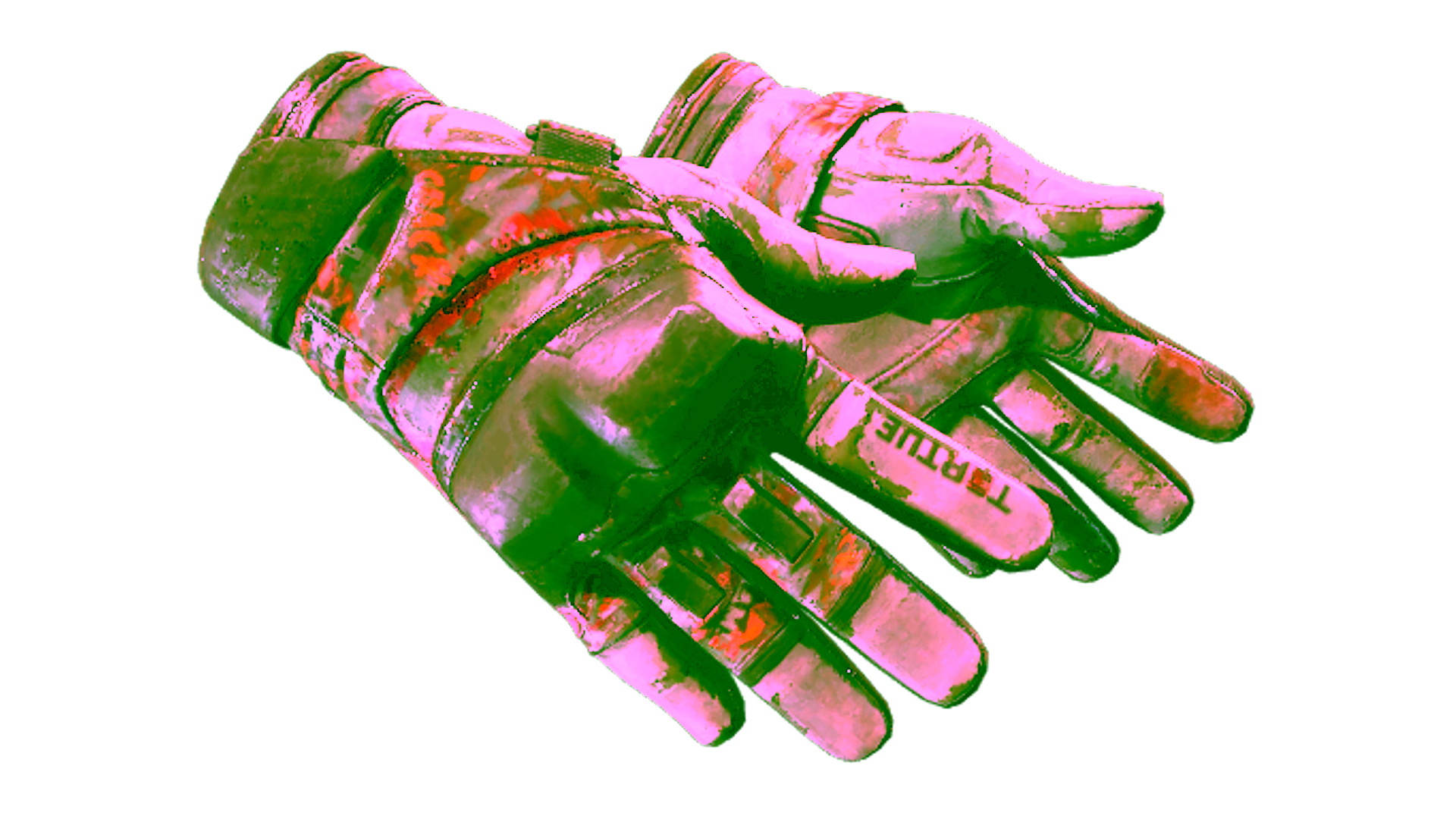 Exibição para ★ Moto Gloves | POW! (Battle-Scarred)