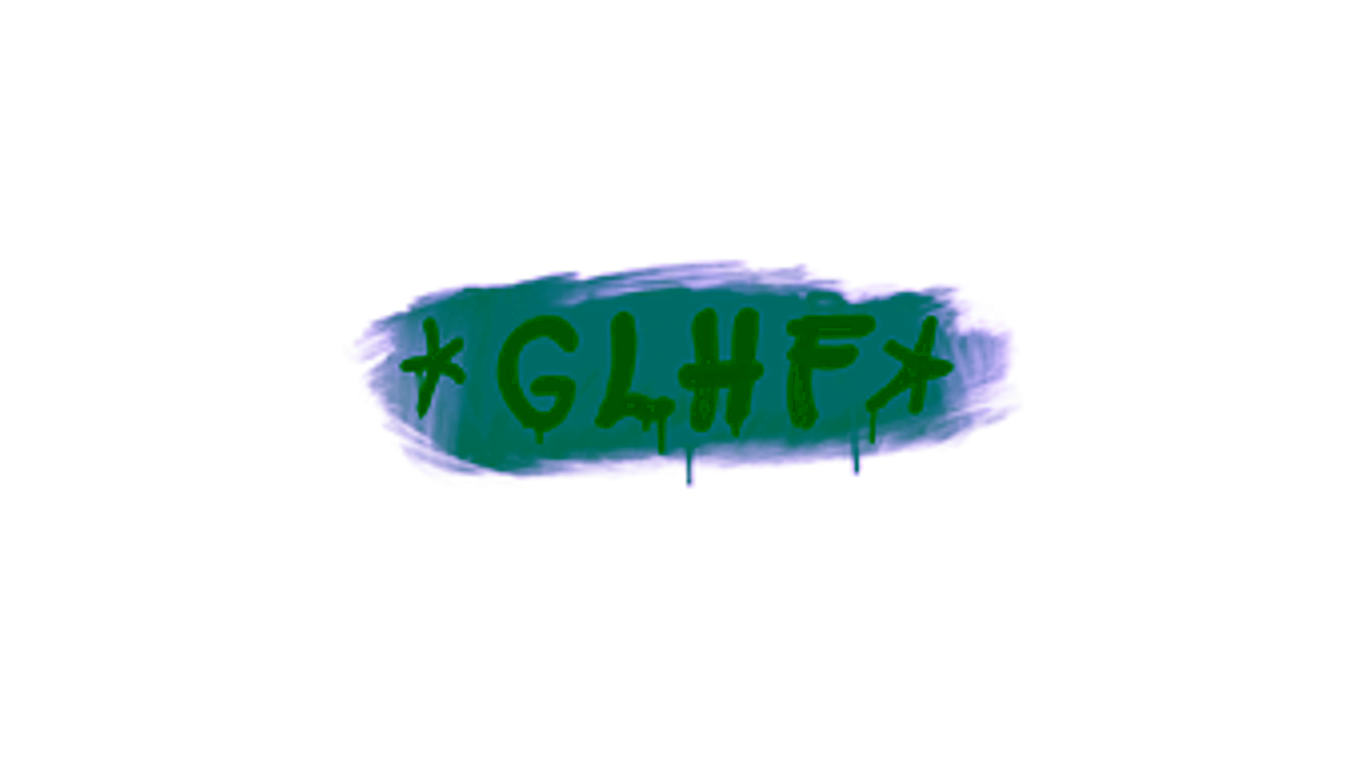 Display for Sealed Graffiti | GLHF (SWAT Blue)