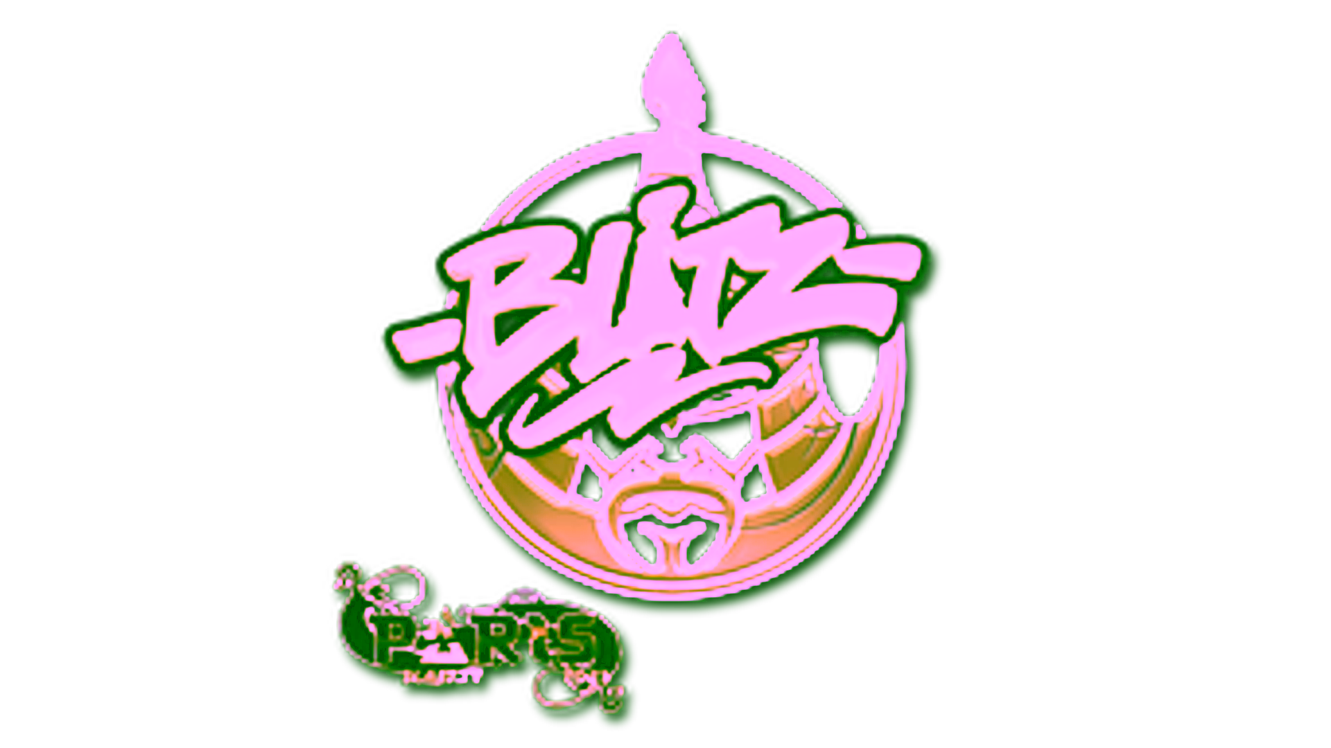 Display for Sticker | bLitz (Gold) | Paris 2023