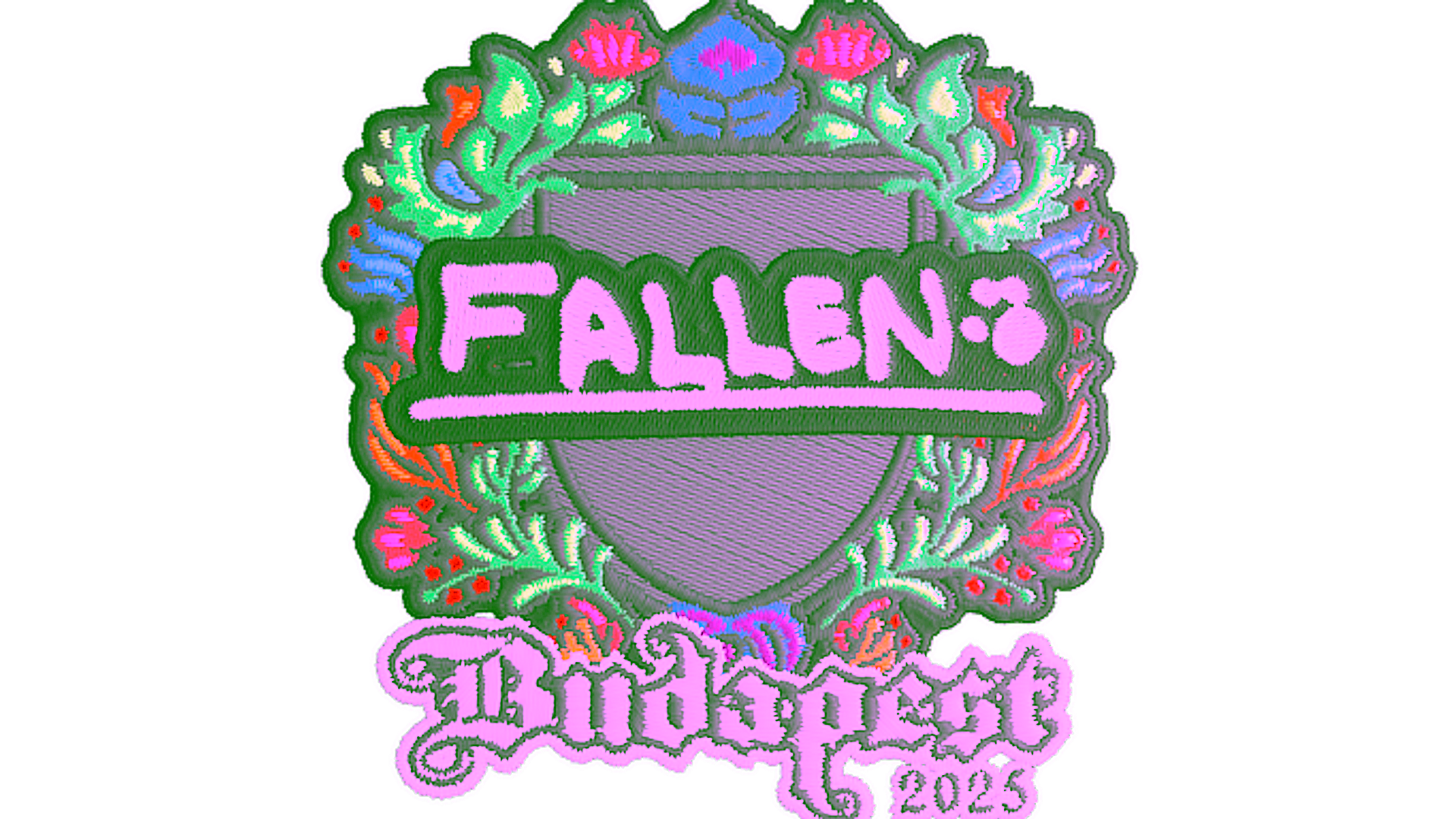 Display for Sticker | FalleN (Embroidered) | Budapest 2025