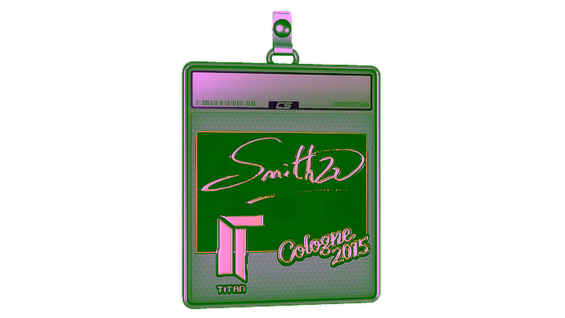 Display for Sticker Slab | SmithZz (Gold) | Cologne 2015