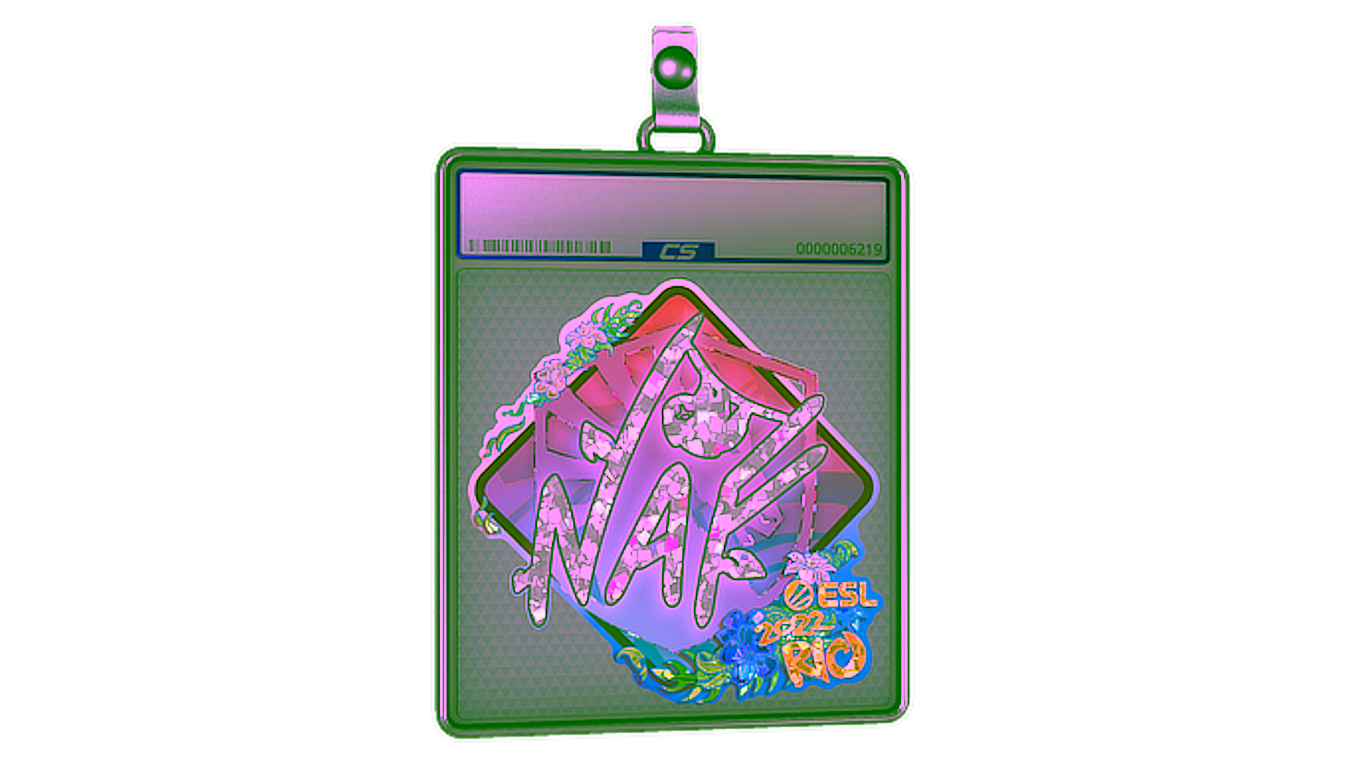 Display for Sticker Slab | NAF (Glitter) | Rio 2022