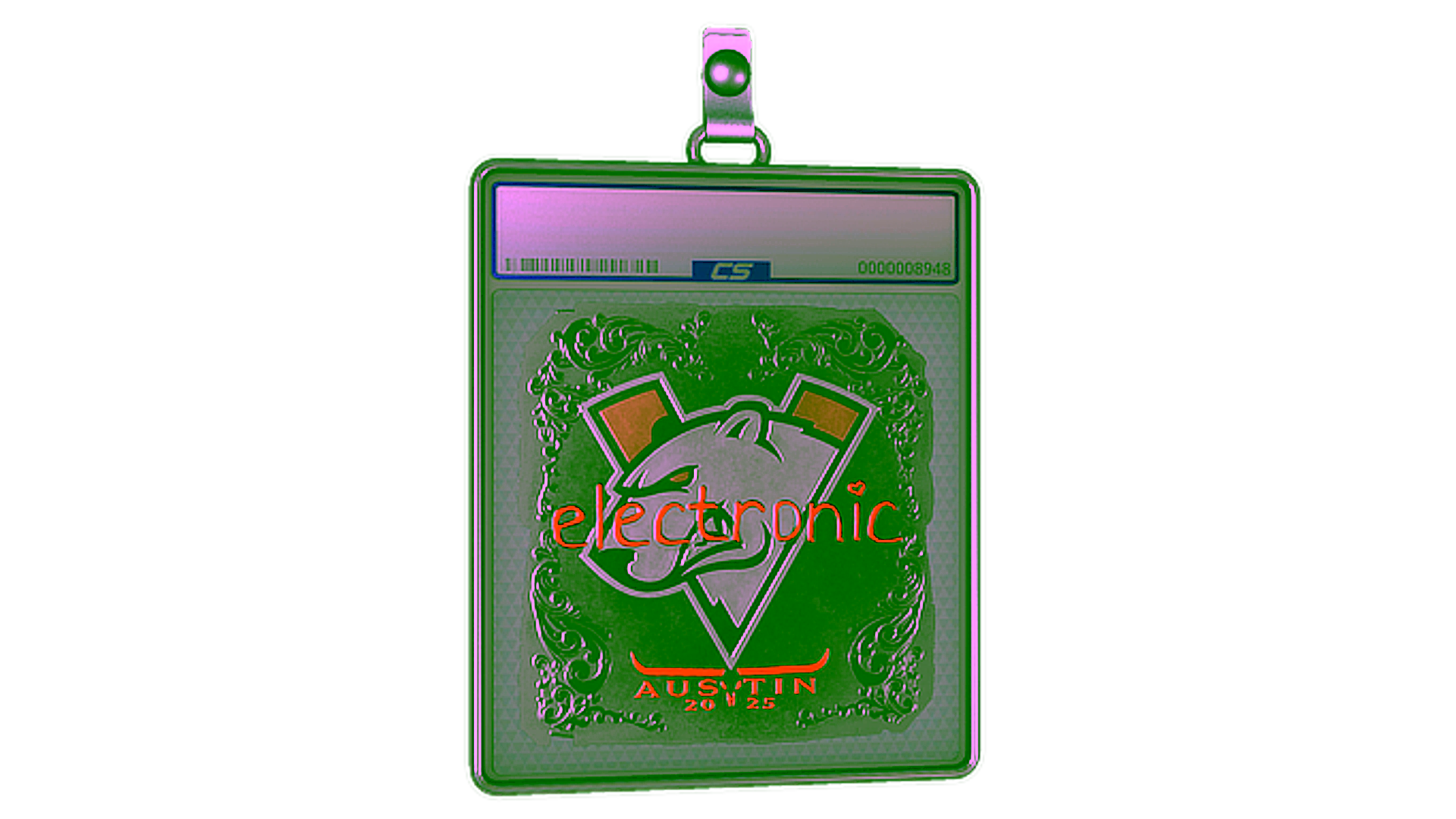 Display for Sticker Slab | electronic (Foil) | Austin 2025