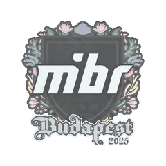 Sticker MIBR Budapest 2025