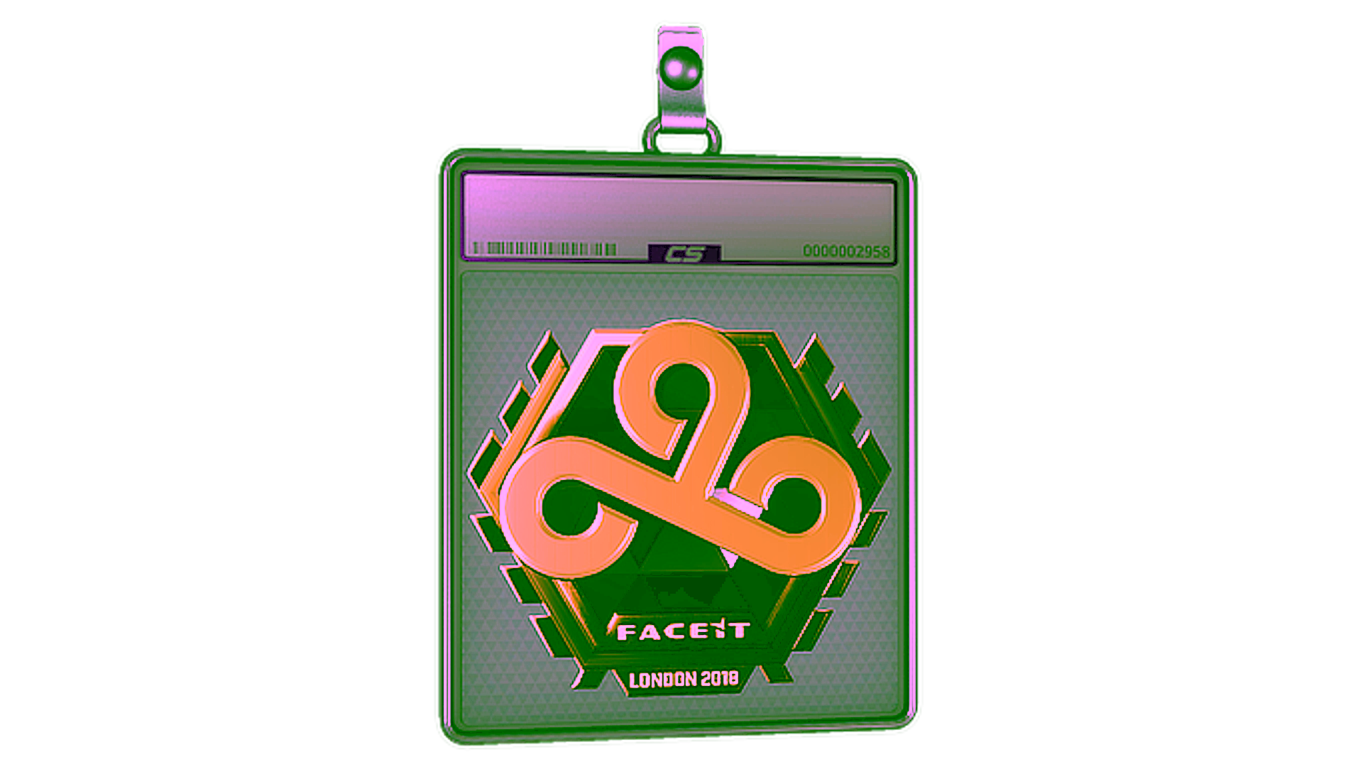 Дисплей для Sticker Slab | Cloud9 (Gold) | London 2018