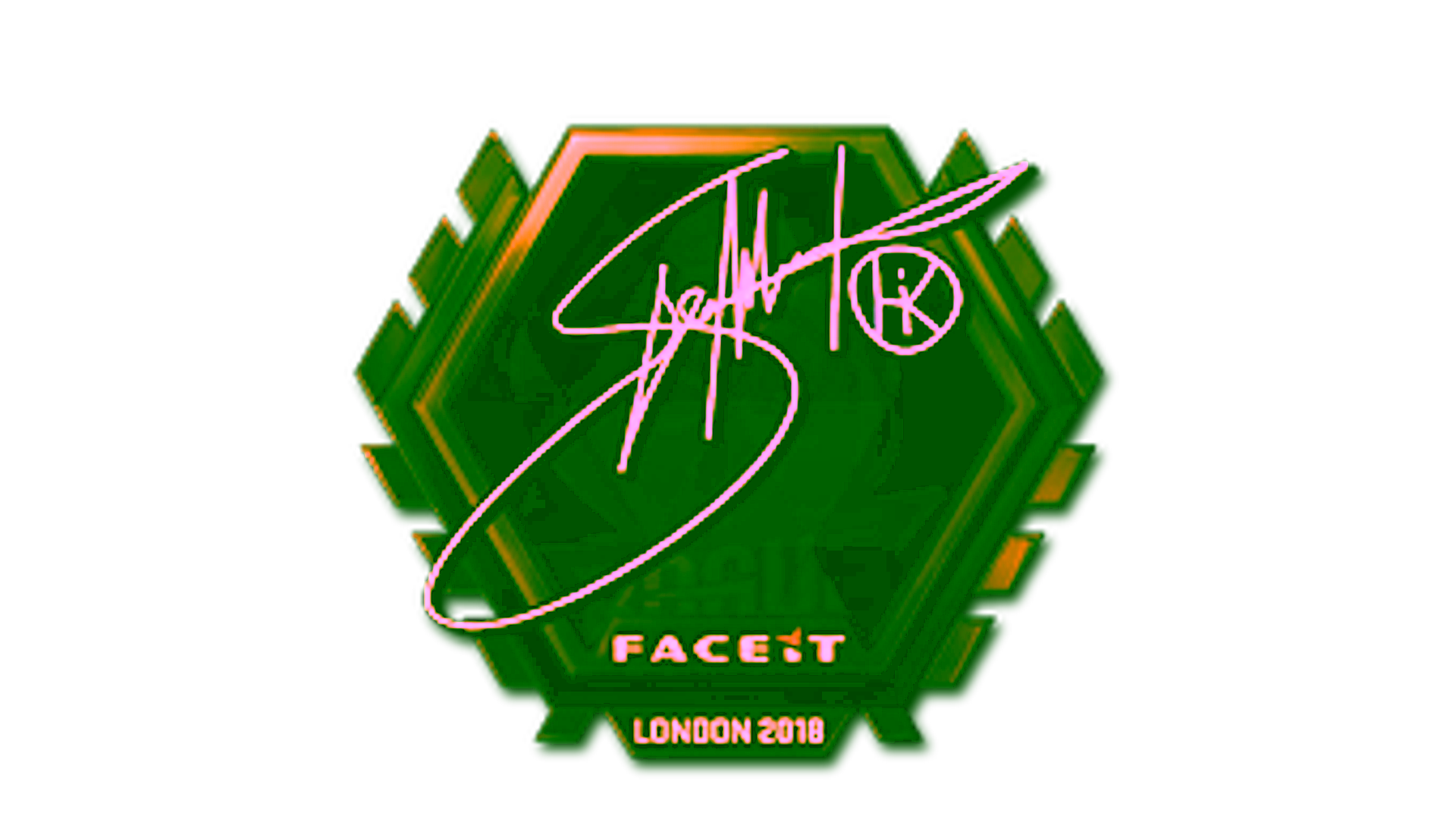 Display for Sticker | Hiko (Gold) | London 2018