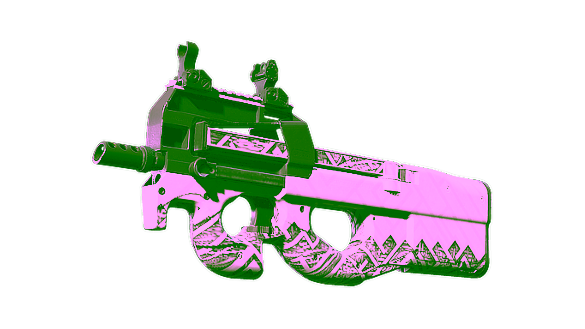 Display for Souvenir P90 | Aeolian Light (Factory New)
