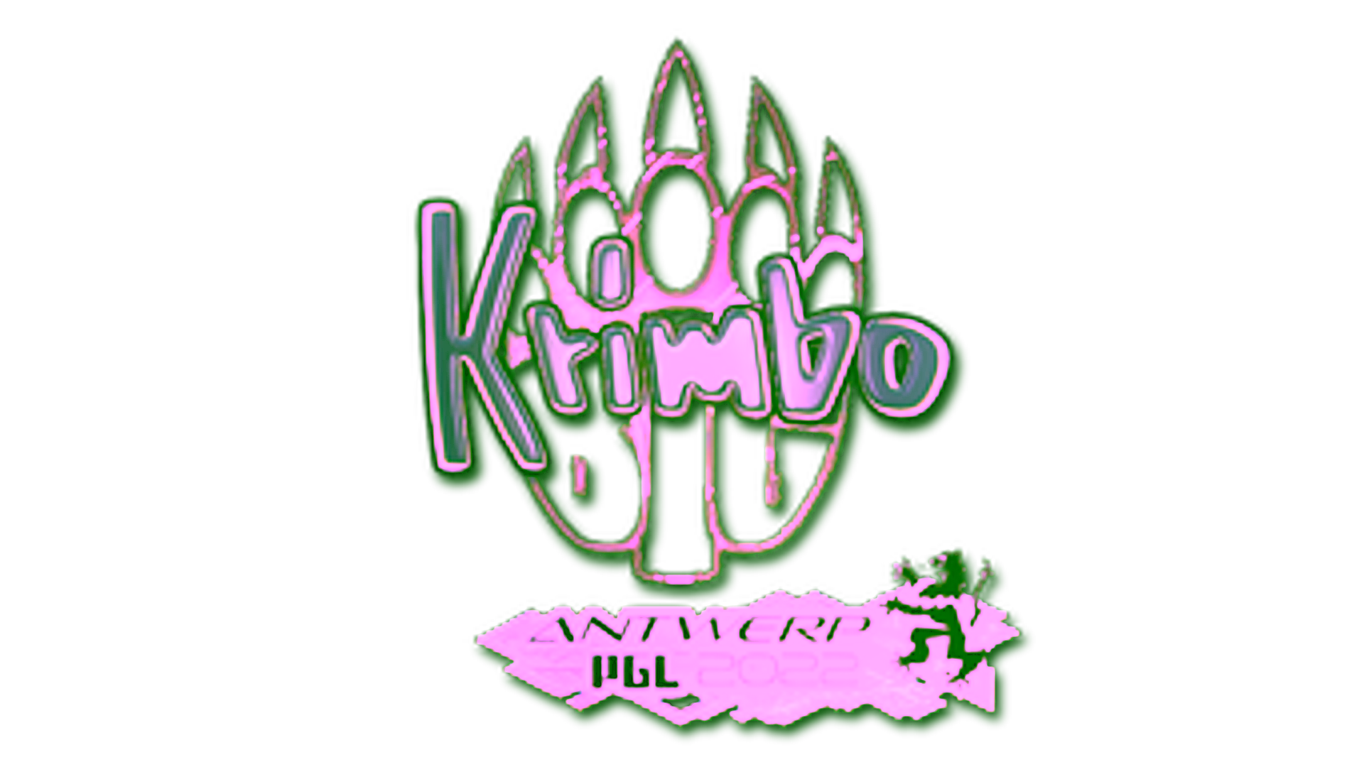 Display for Sticker | Krimbo (Holo) | Antwerp 2022