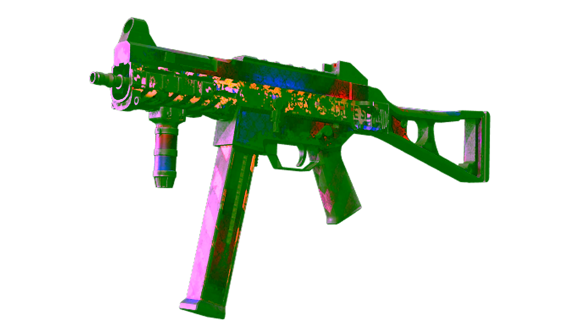 Display for Souvenir UMP-45 | Crime Scene (Battle-Scarred)