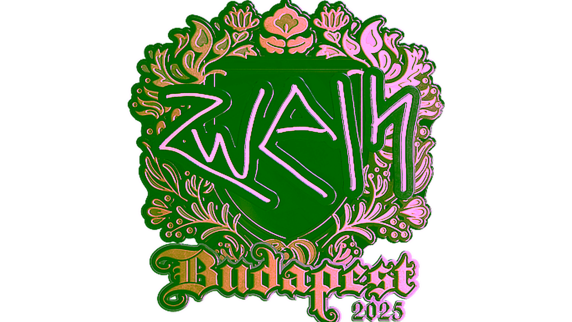 Display for Sticker | zweih (Gold) | Budapest 2025