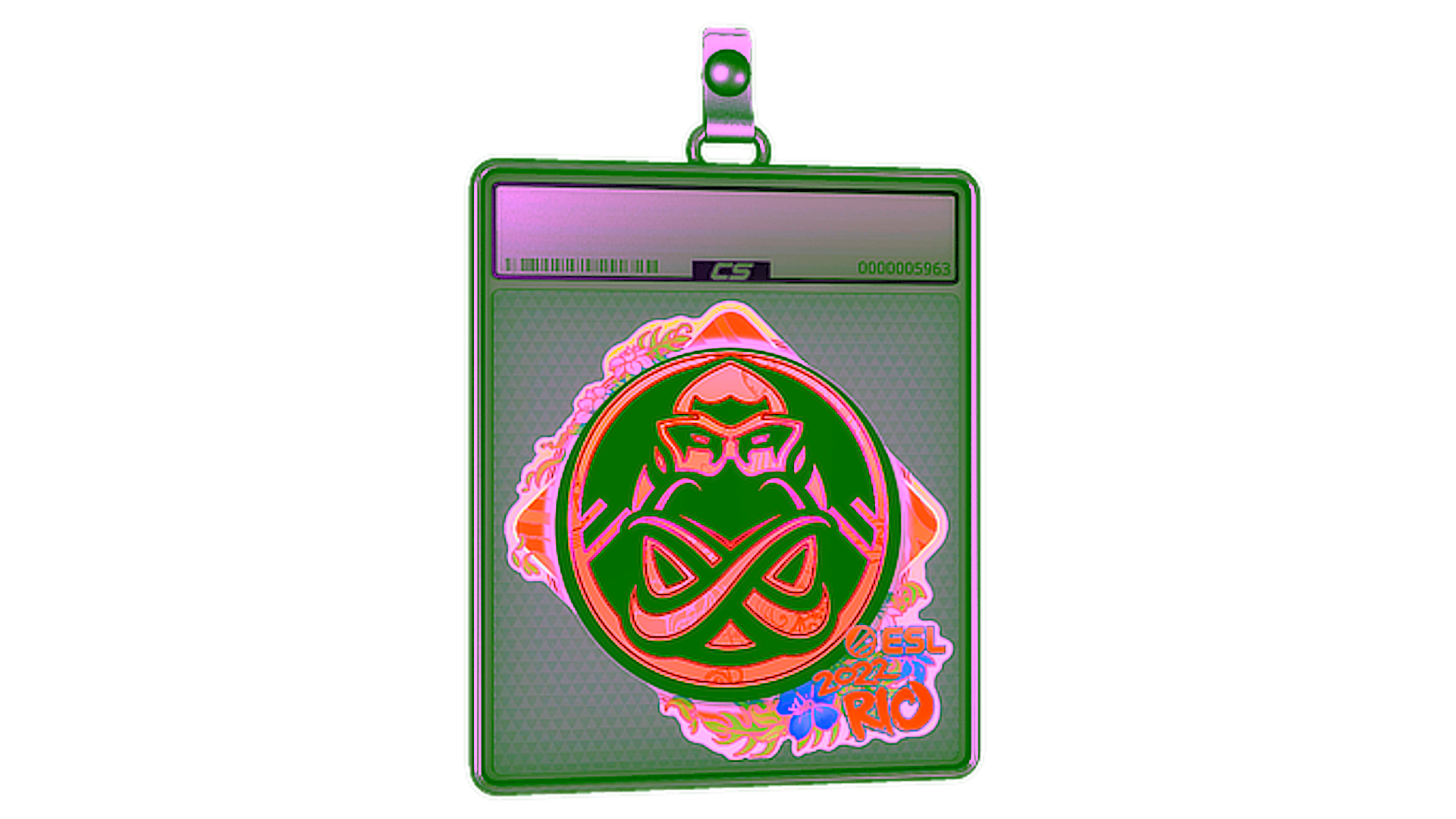 Display for Sticker Slab | ENCE (Holo) | Rio 2022