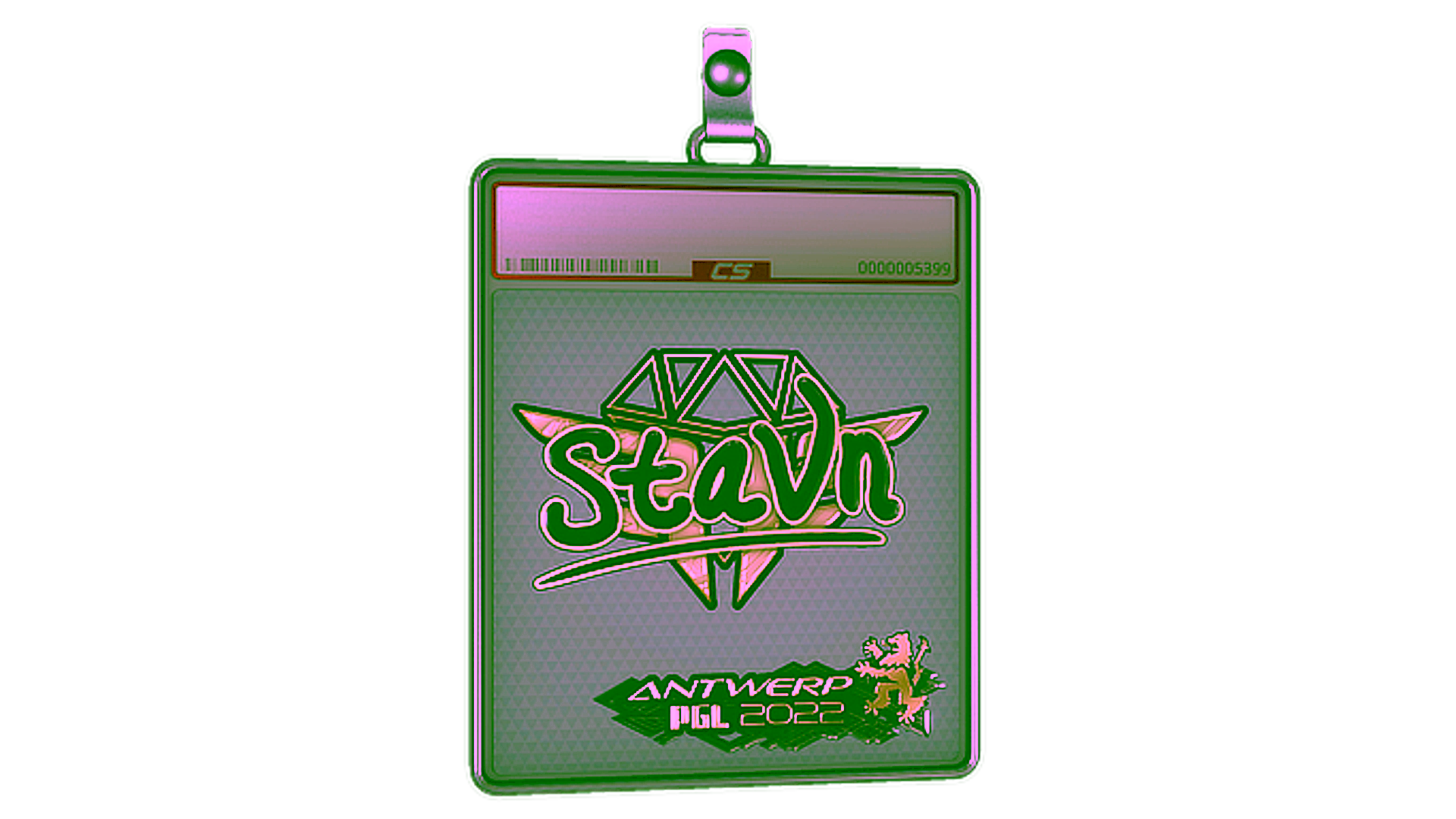 Visar för Sticker Slab | stavn (Gold) | Antwerp 2022