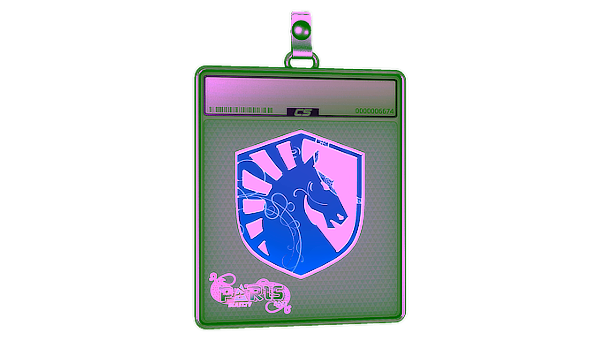 Display for Sticker Slab | Team Liquid (Holo) | Paris 2023