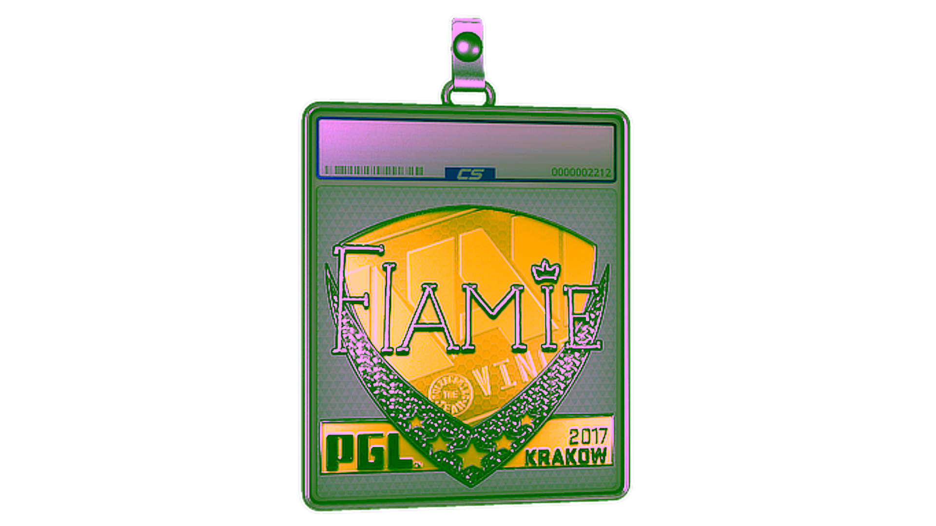 Display for Sticker Slab | flamie (Foil) | Krakow 2017