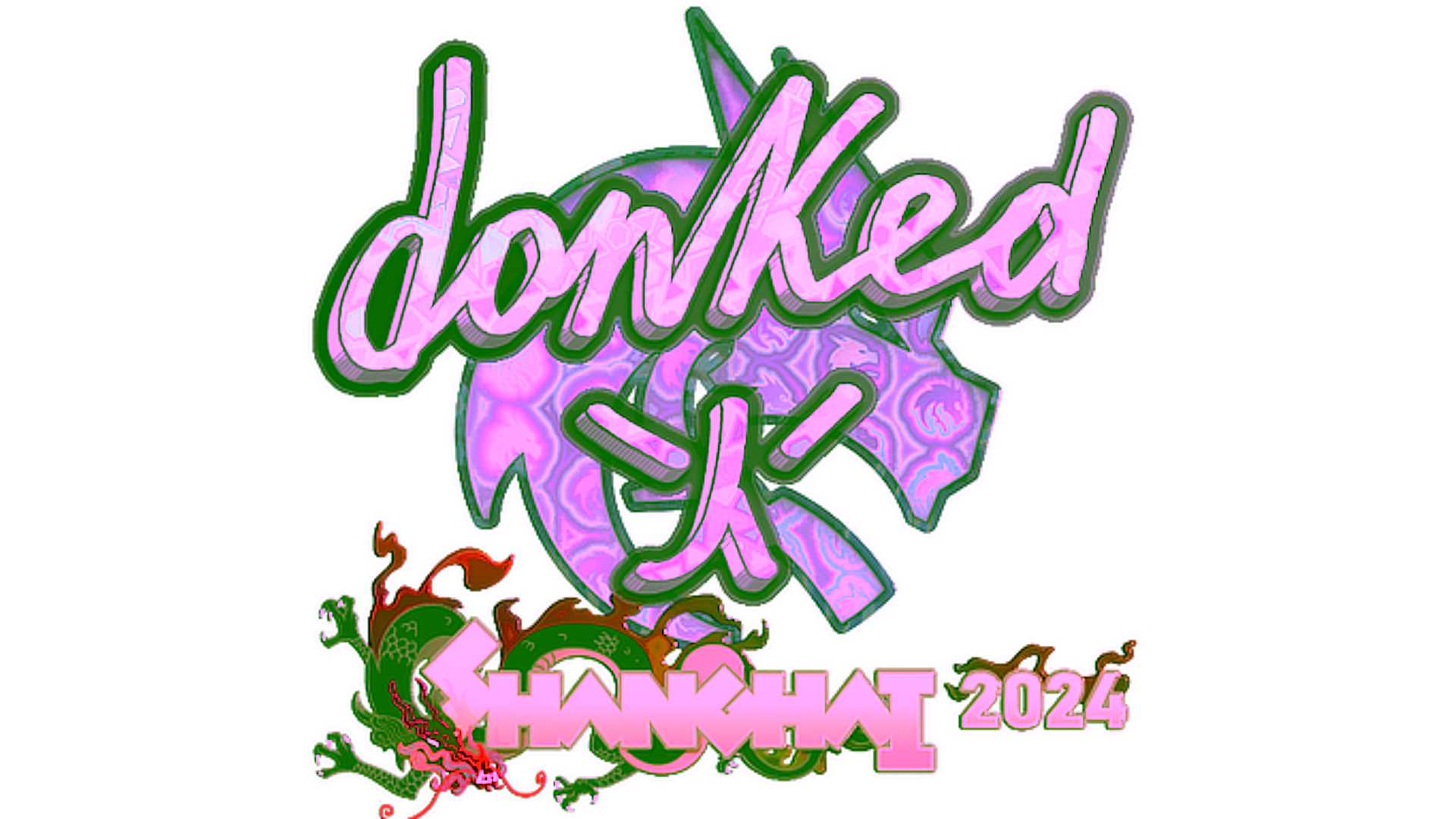 Display for Sticker | donk (Holo) | Shanghai 2024