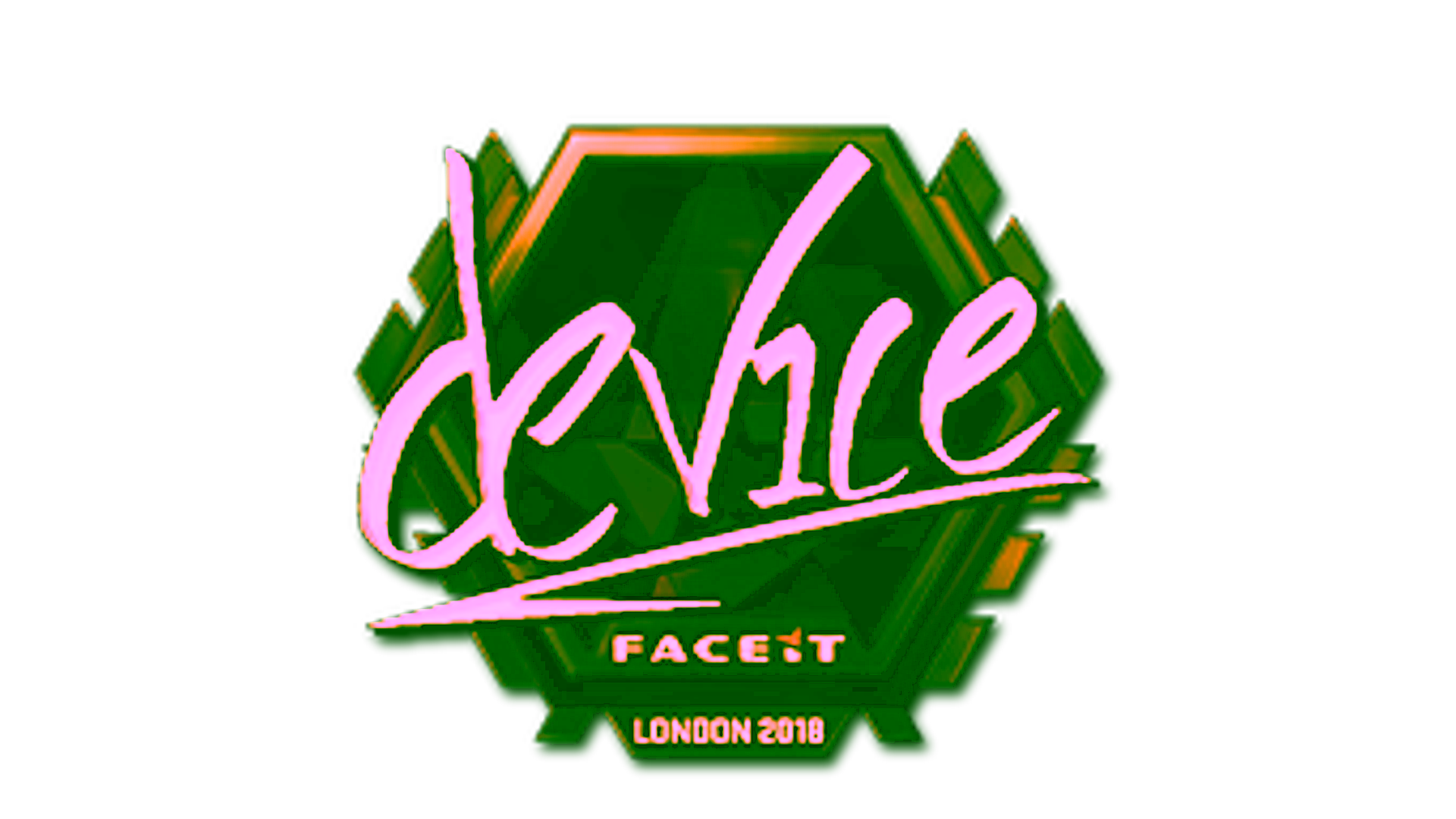 Display for Sticker | device (Gold) | London 2018