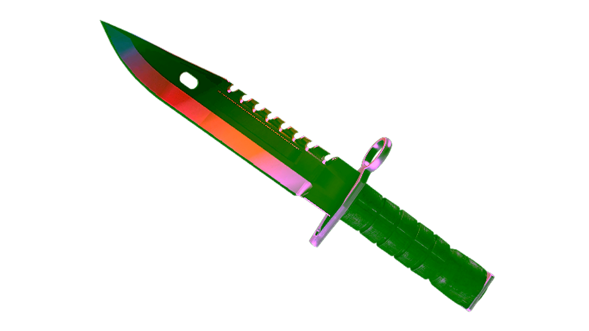 Display for ★ StatTrak™ M9 Bayonet | Fade (Minimal Wear)