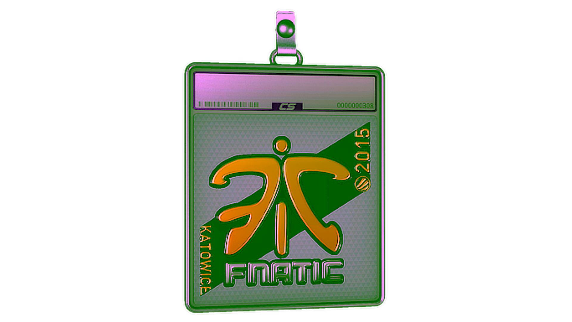 Display for Sticker Slab | Fnatic (Foil) | Katowice 2015