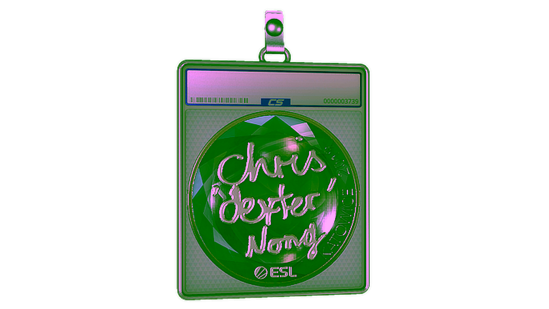 Display for Sticker Slab | dexter (Foil) | Katowice 2019