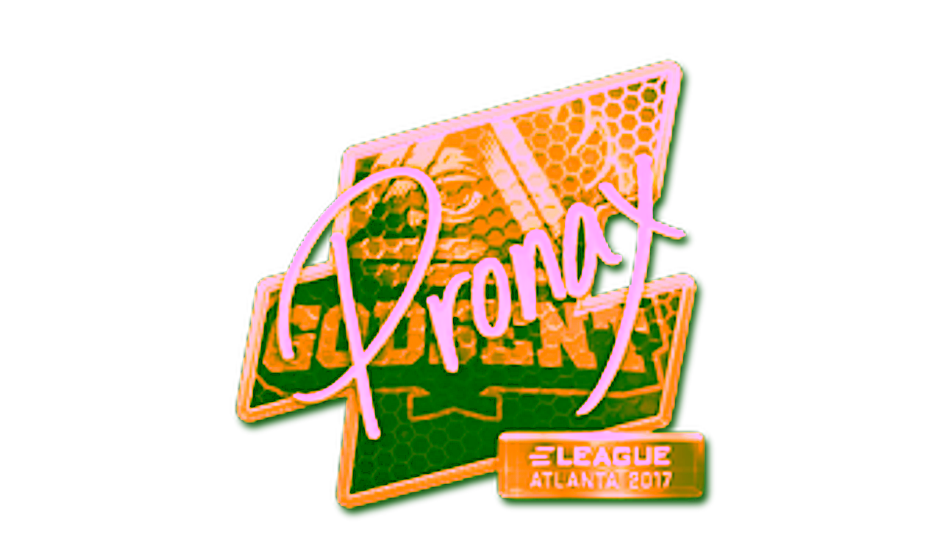 Display for Sticker | pronax (Gold) | Atlanta 2017