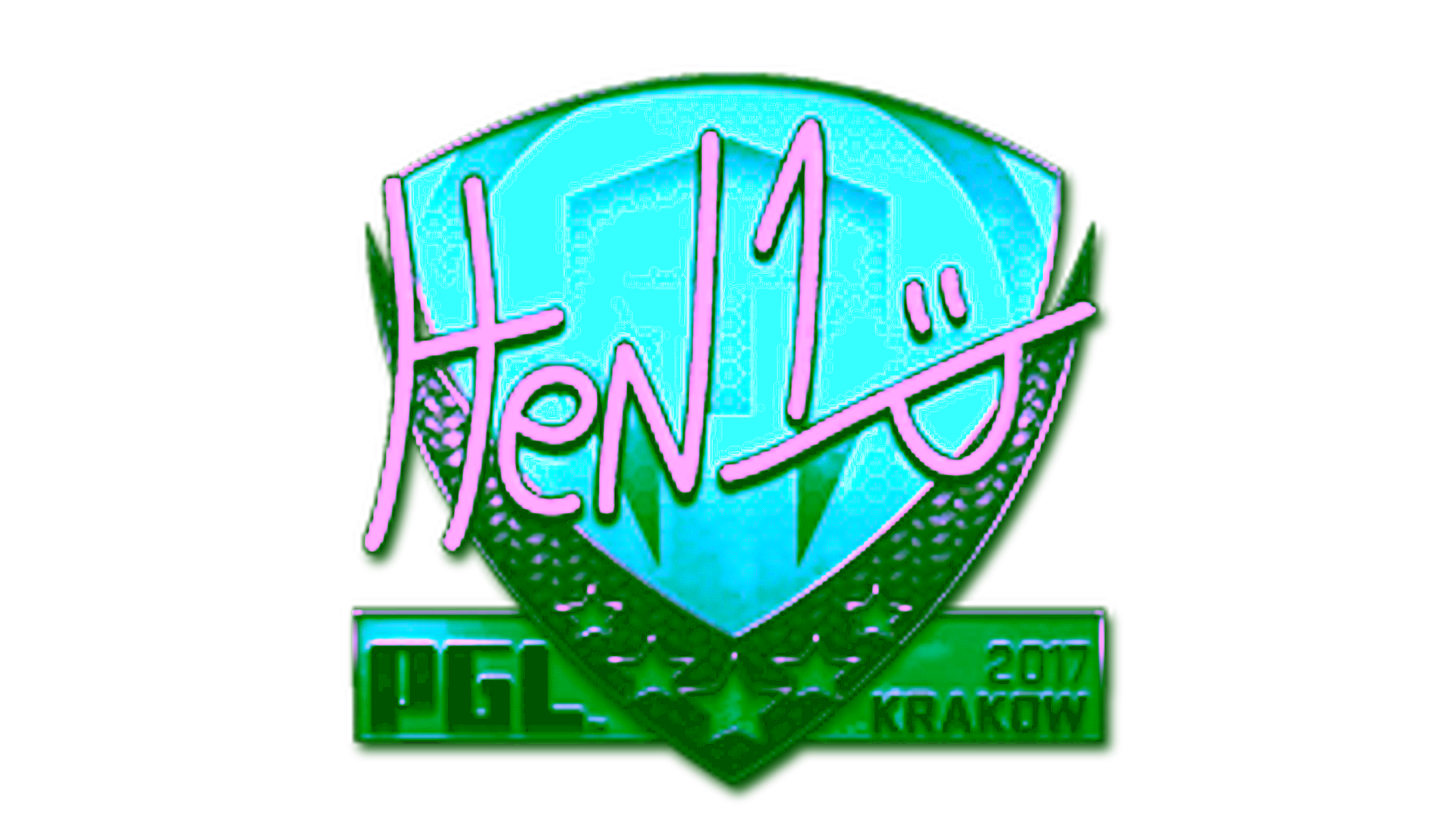 Sticker | HEN1 (Foil) | Krakow 2017 için görüntü
